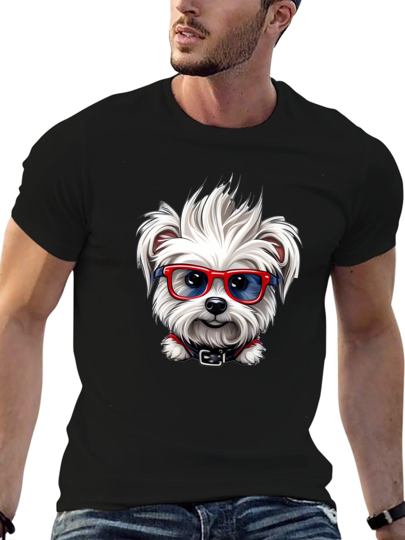 Cool Dog T-Shirt: Stylish Canine Tee