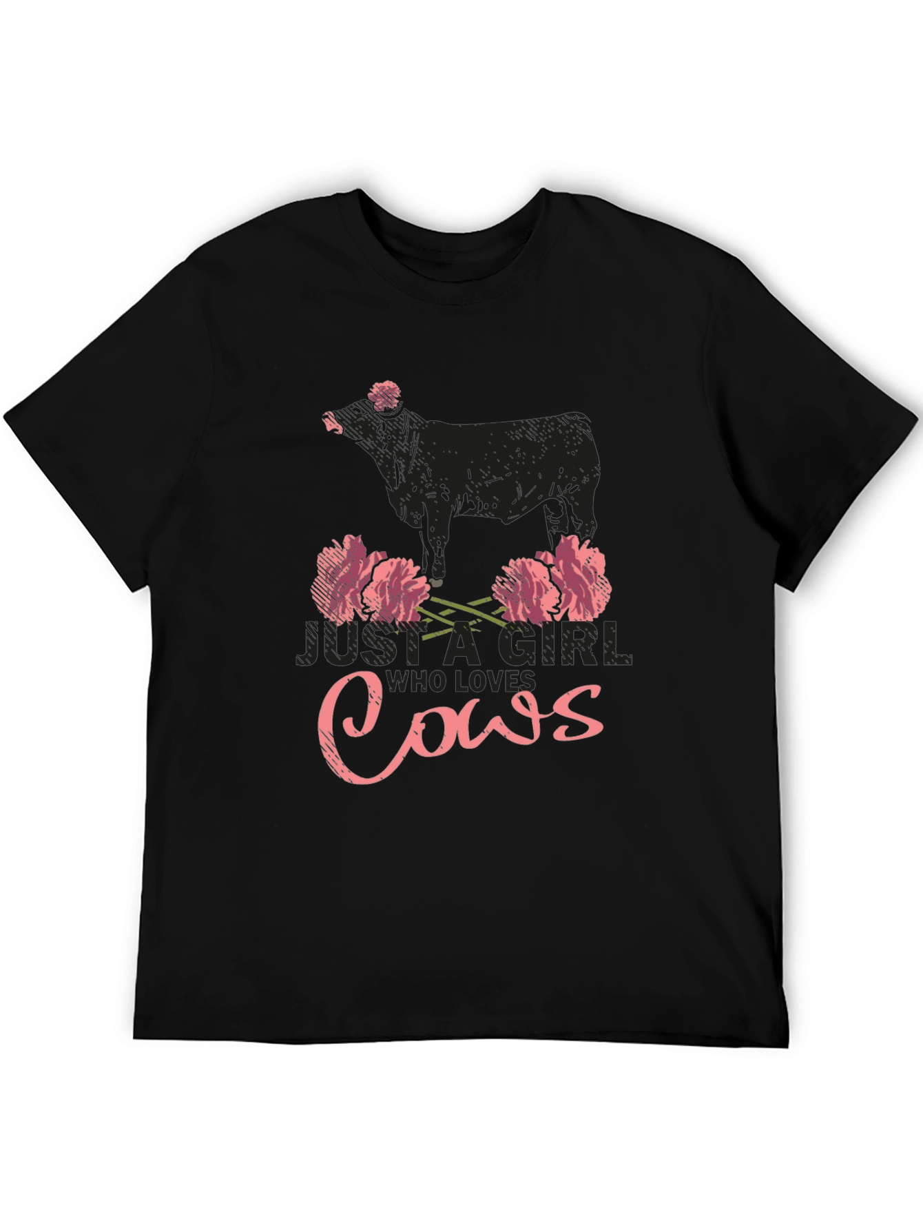 Just A Girl Who Loves Cows T-Shirt
