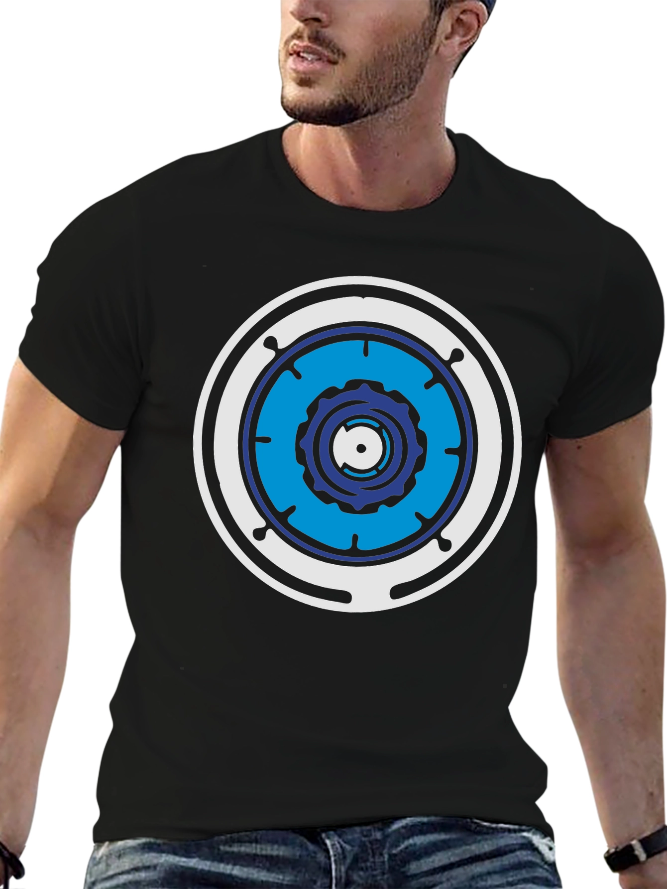 Circle Graphic T-Shirt - Casual Wear