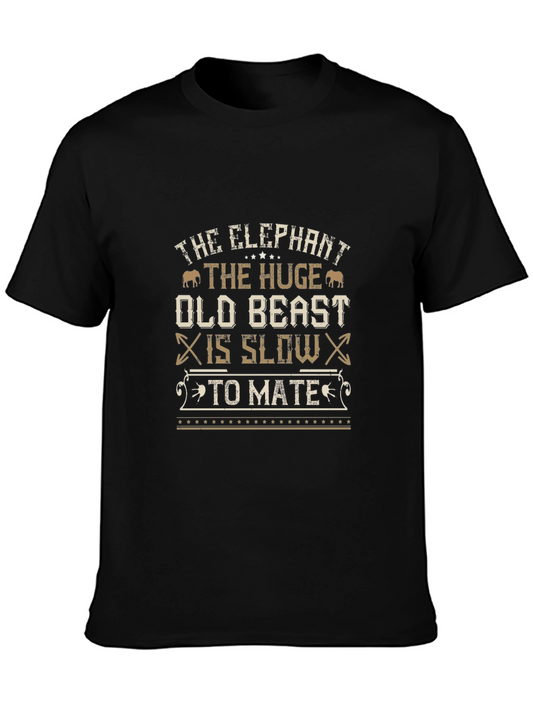 Elephant Lover T-Shirt: Slow to Mate Tee