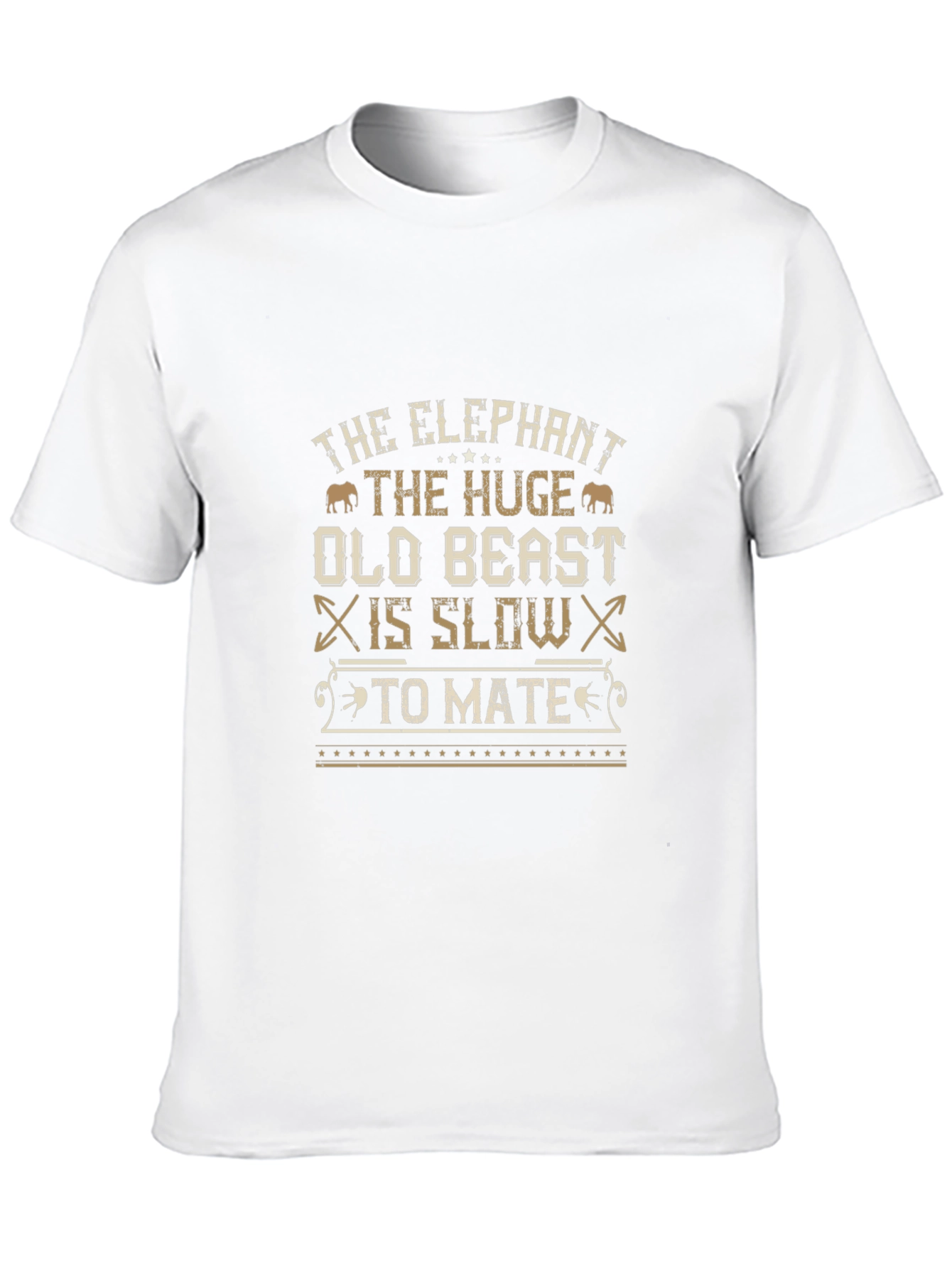 Elephant Lover T-Shirt: Slow to Mate Tee