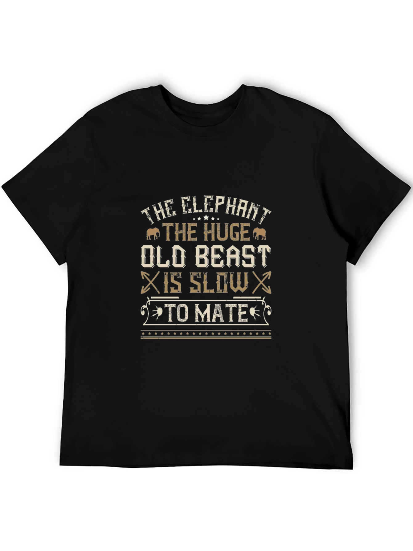 Elephant Lover T-Shirt: Slow to Mate Tee