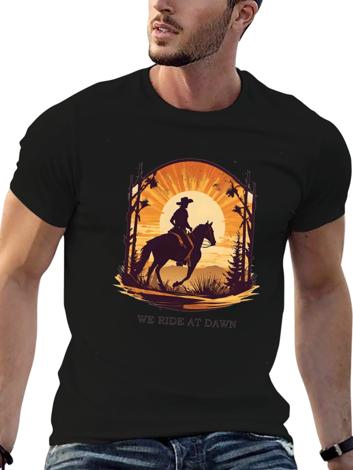Ride at Dawn Graphic Tee