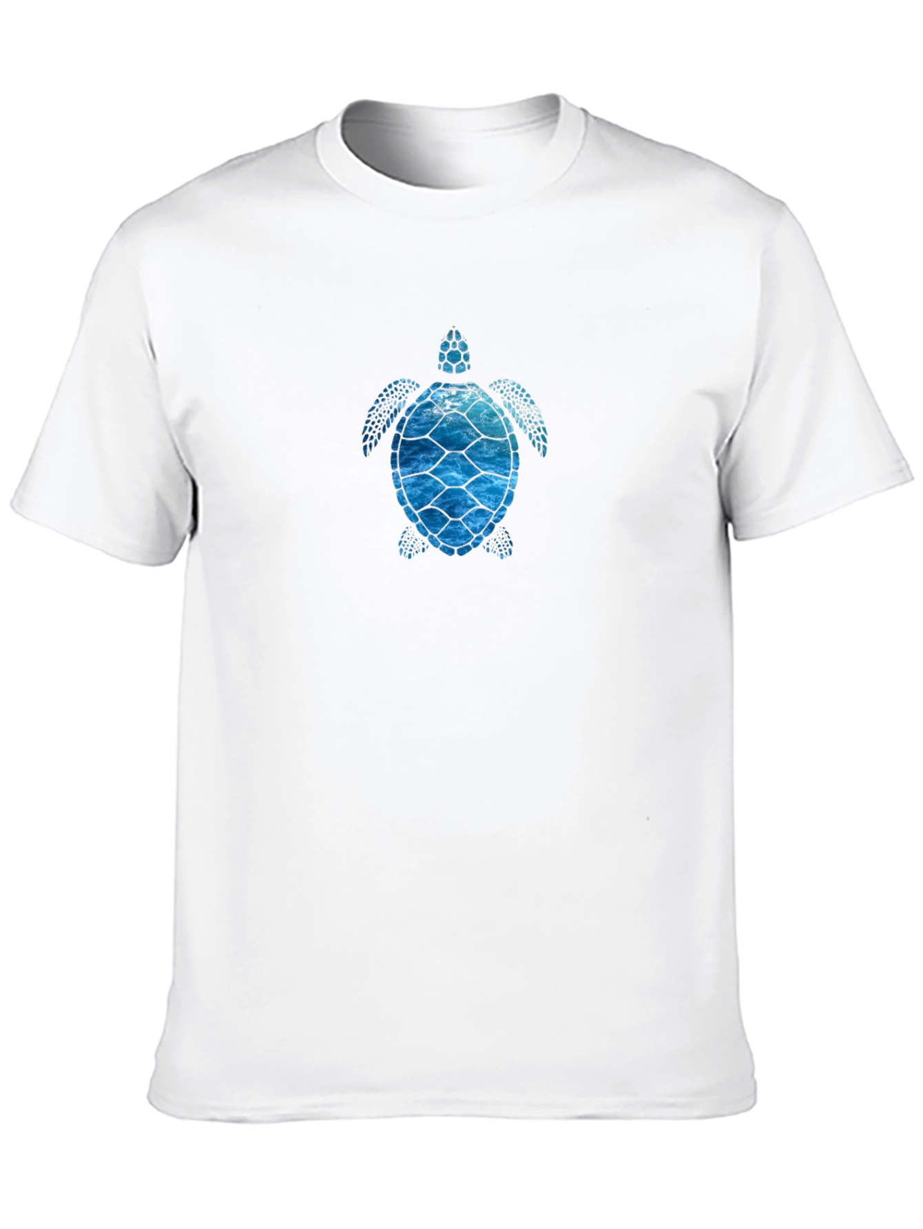Ocean Turtle Graphic Tee - Casual Black T-Shirt