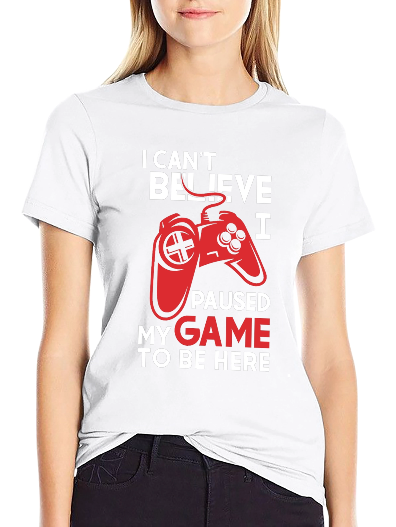 I Paused My Game to Be Here Graphic Tee