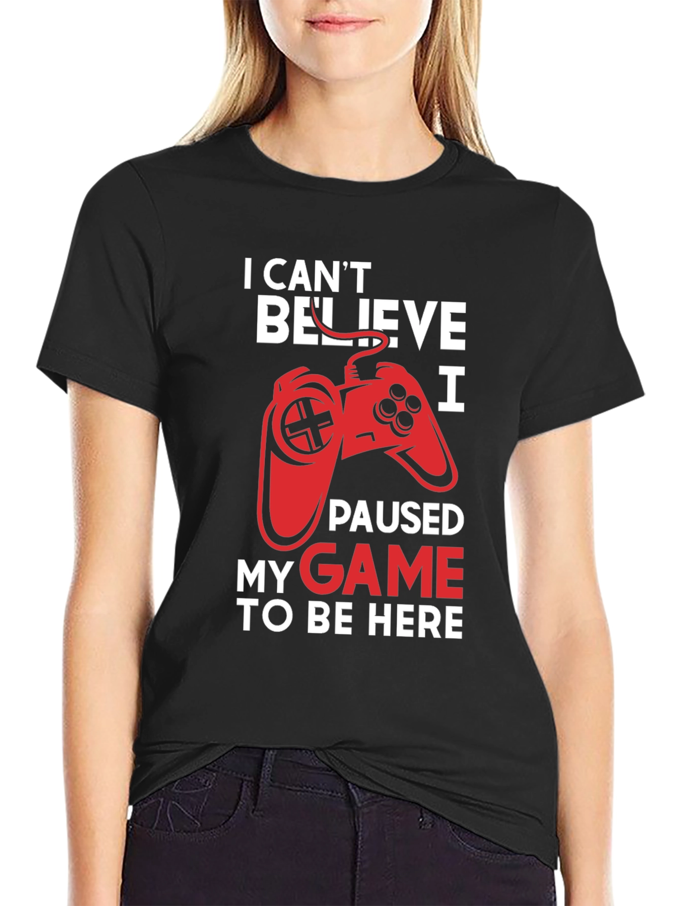 I Paused My Game to Be Here Graphic Tee