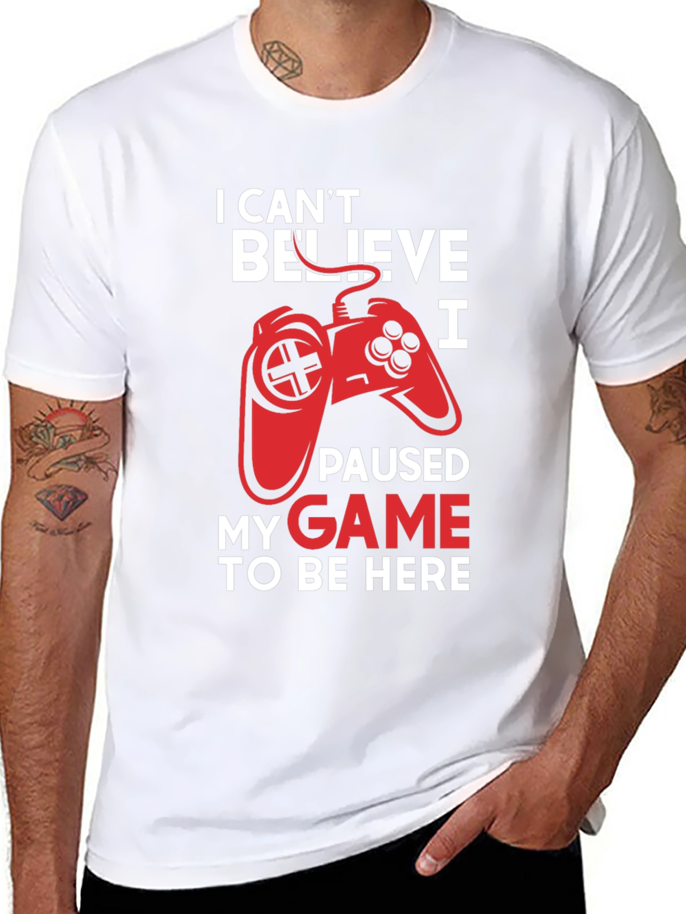 I Paused My Game to Be Here Graphic Tee