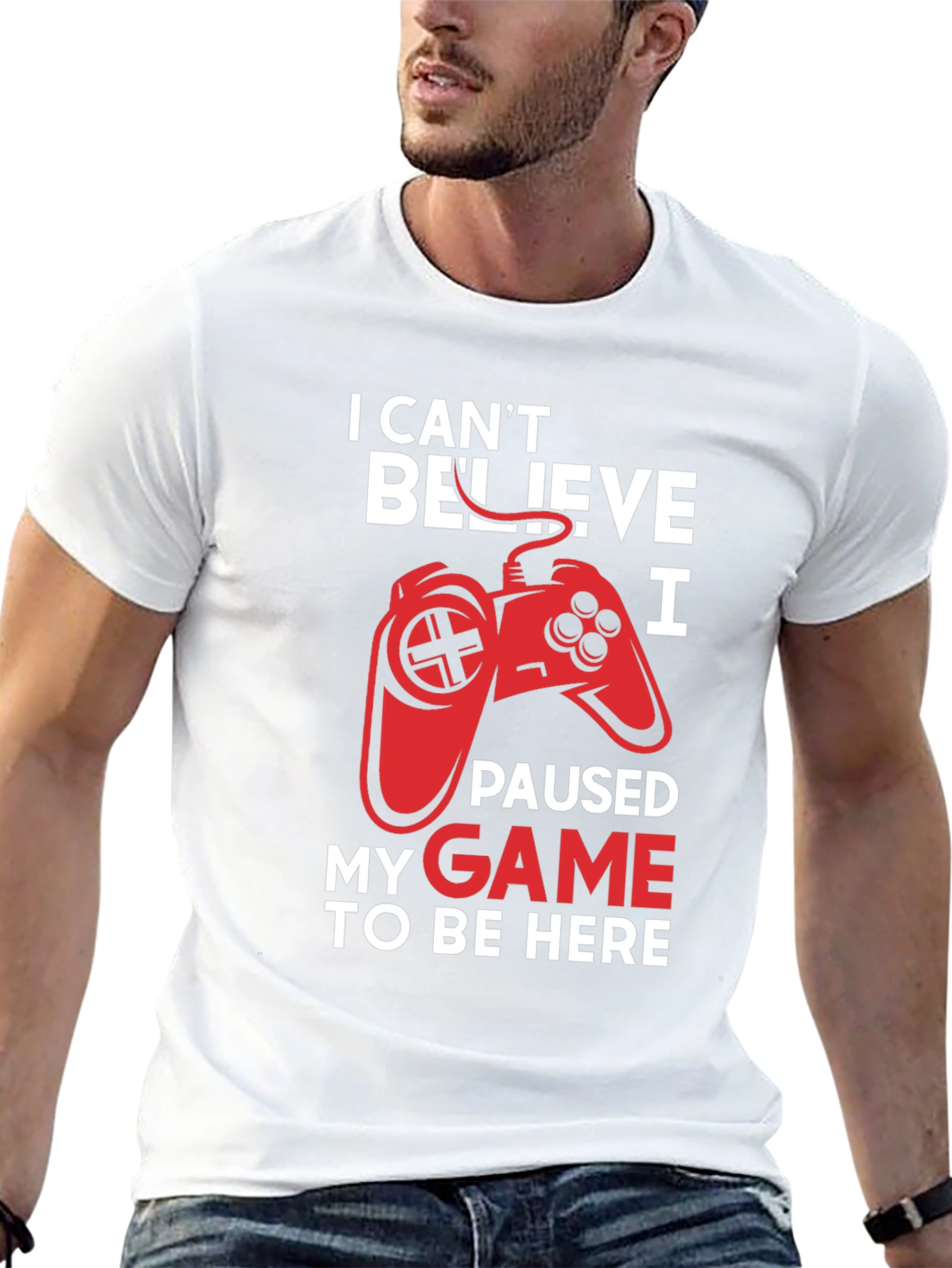 I Paused My Game to Be Here Graphic Tee