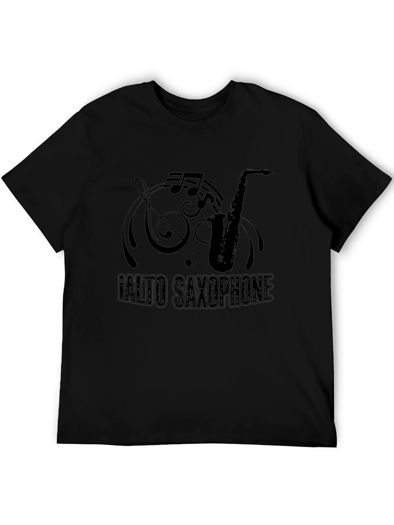 Alto Saxophone Graphic Tee - Music Lovers Shirt