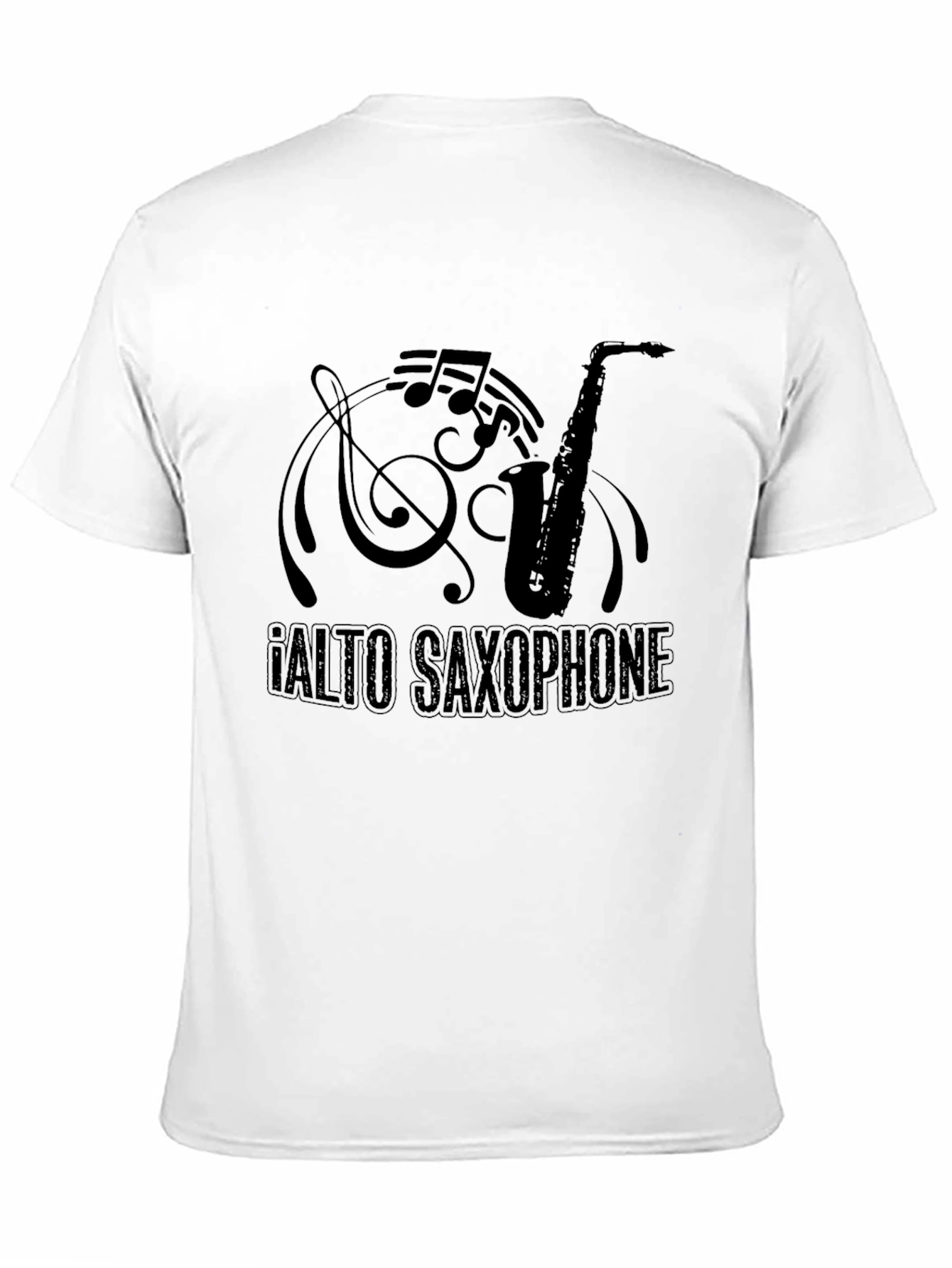 Alto Saxophone Graphic Tee - Music Lovers Shirt