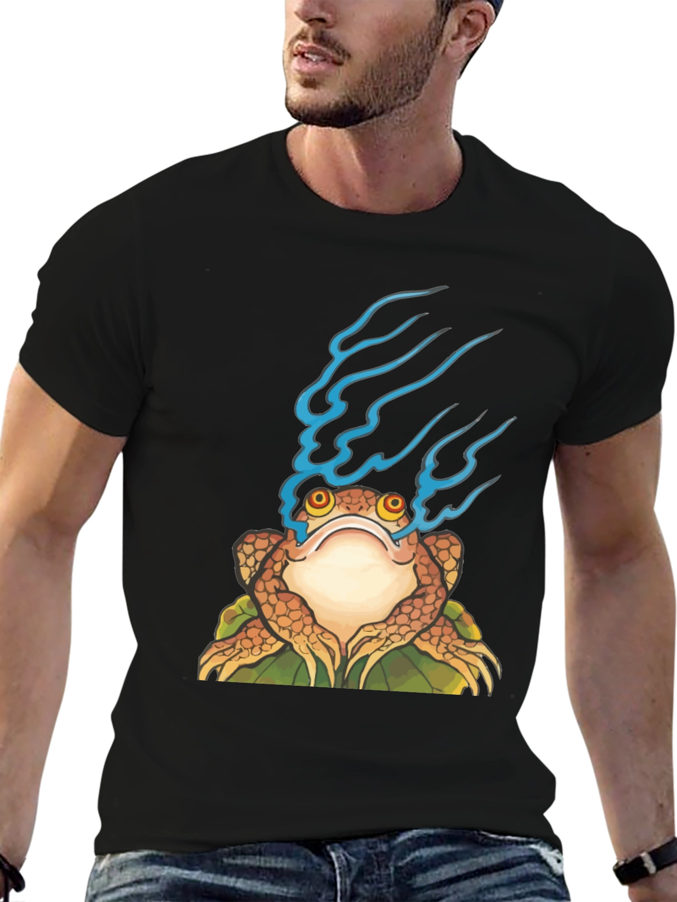 Mystic Frog Graphic Tee - Black