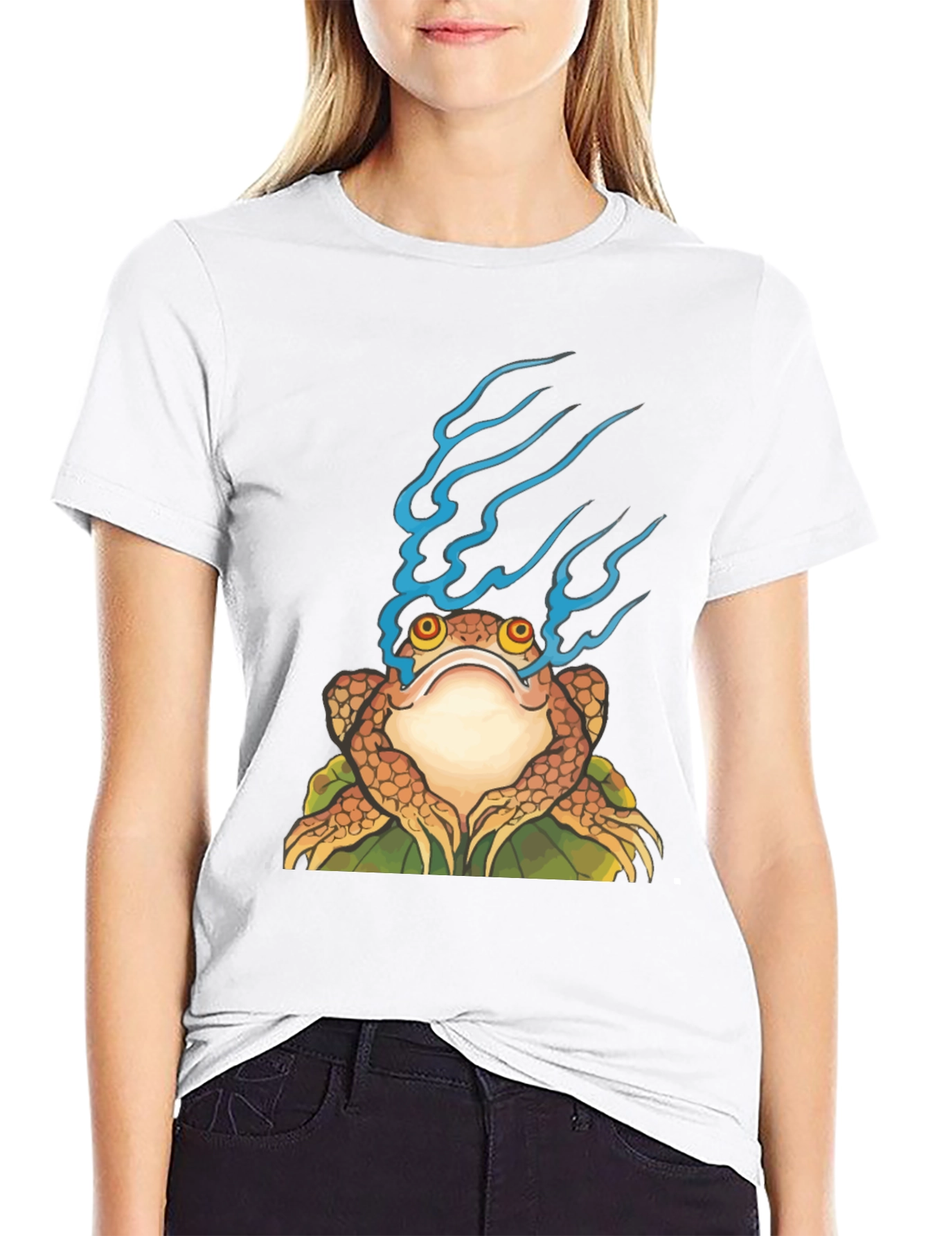 Mystic Frog Graphic Tee - Black