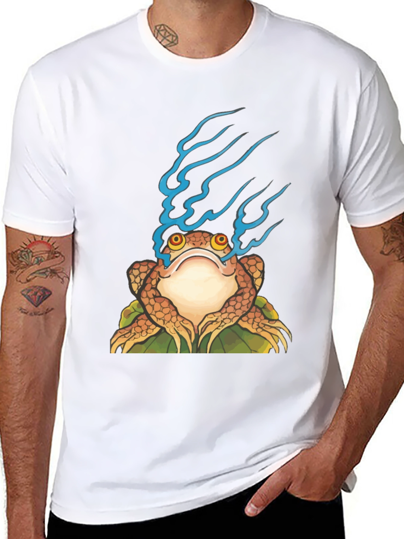 Mystic Frog Graphic Tee - Black