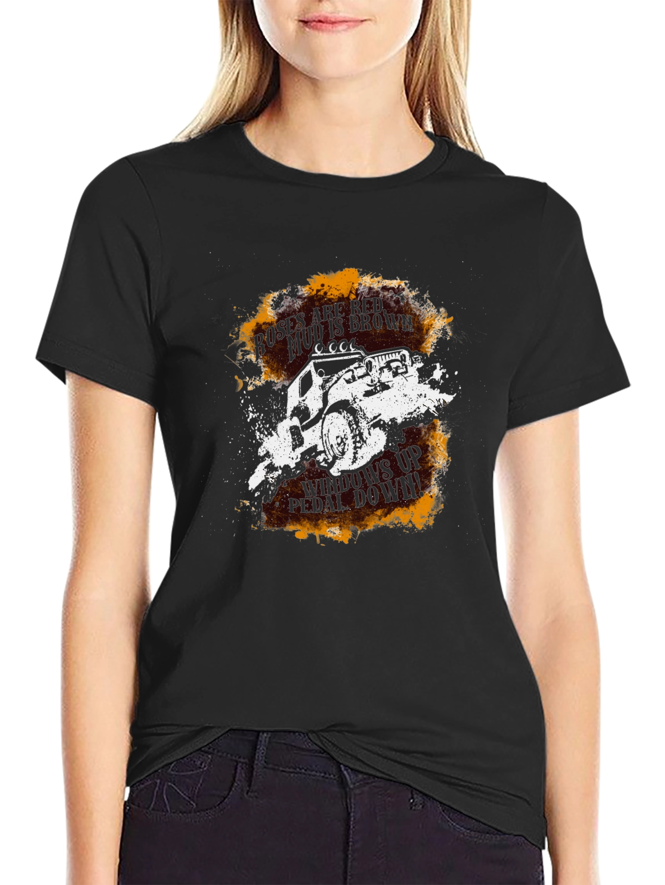 Off-Road Jeep T-Shirt - Black Cotton Tee