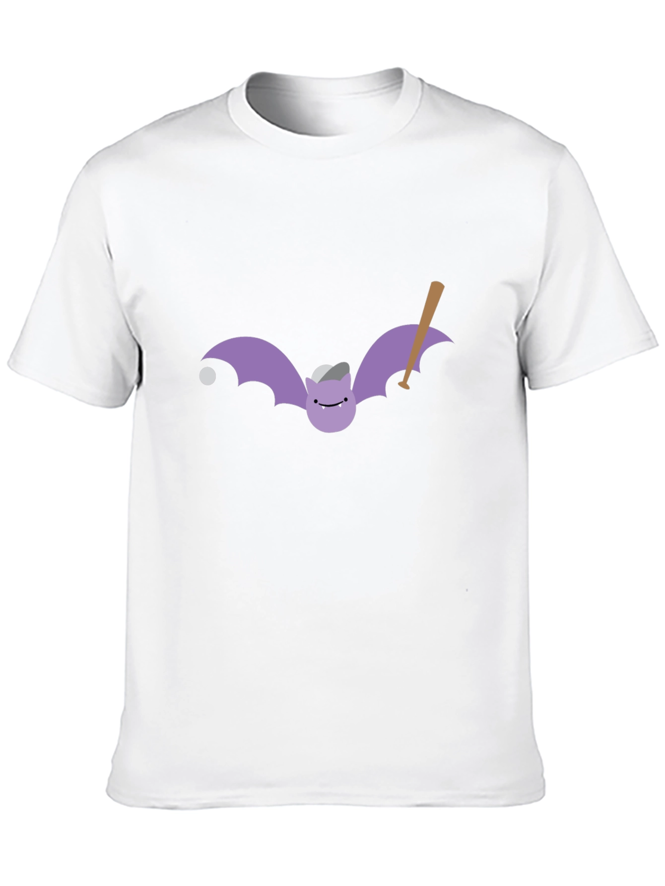 Funny Bat Baseball Graphic T-Shirt