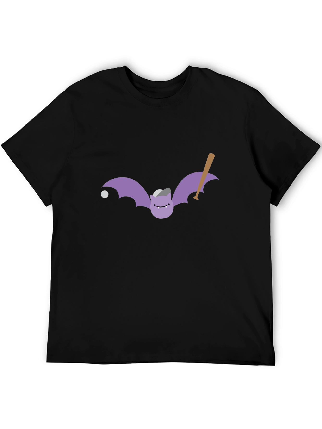 Funny Bat Baseball Graphic T-Shirt