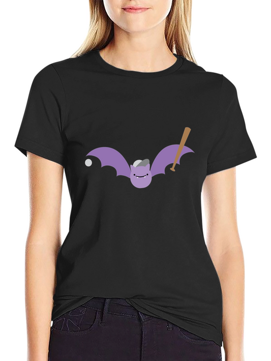 Funny Bat Baseball Graphic T-Shirt