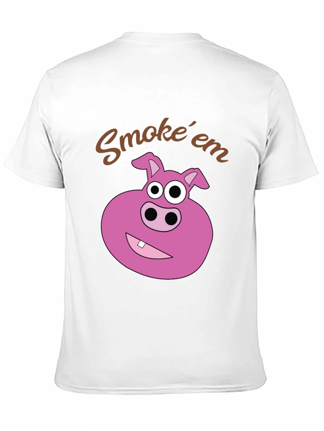 Smokeem Pig Graphic Tee - BBQ Lovers T-Shirt