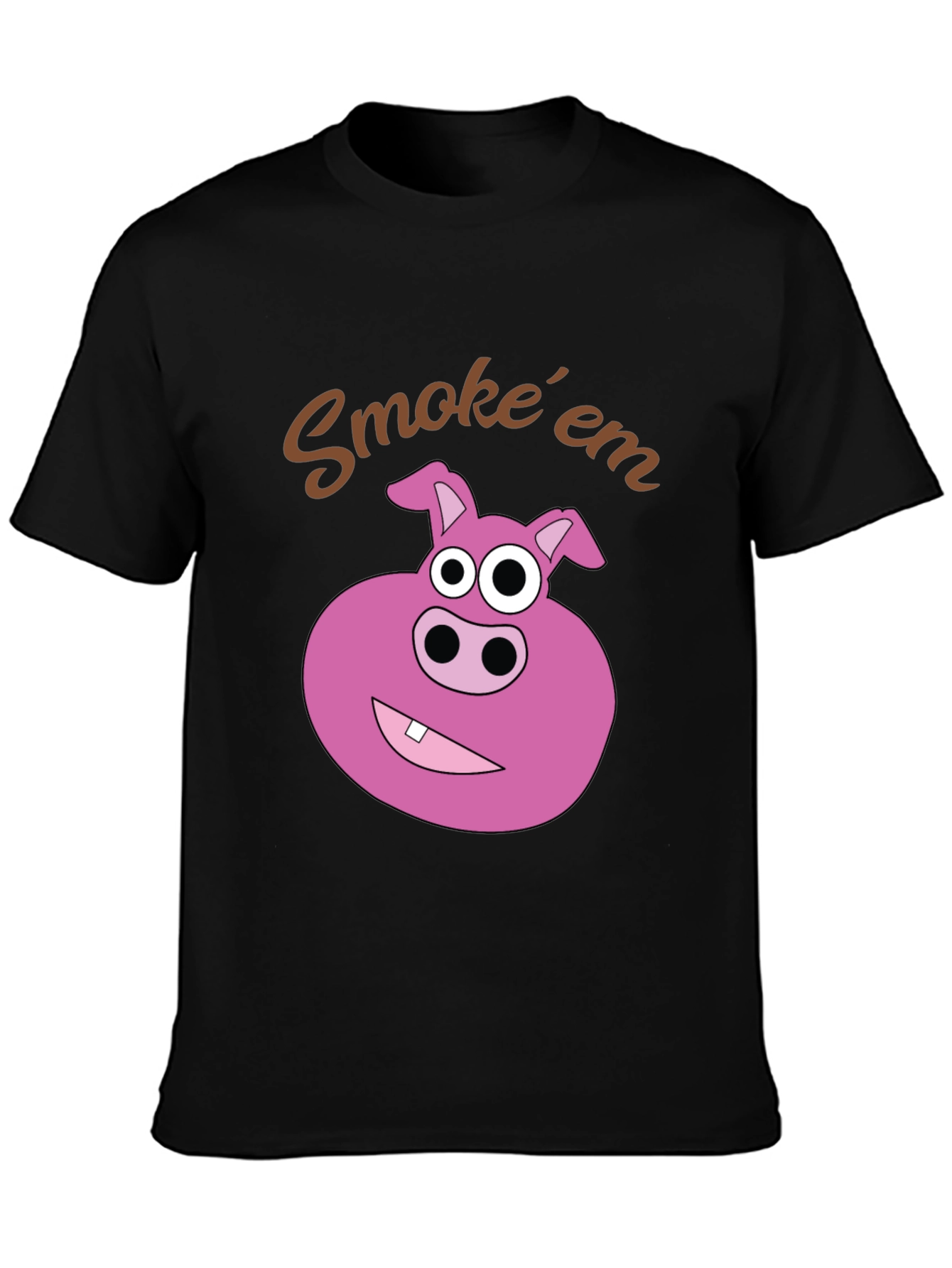Smokeem Pig Graphic Tee - BBQ Lovers T-Shirt