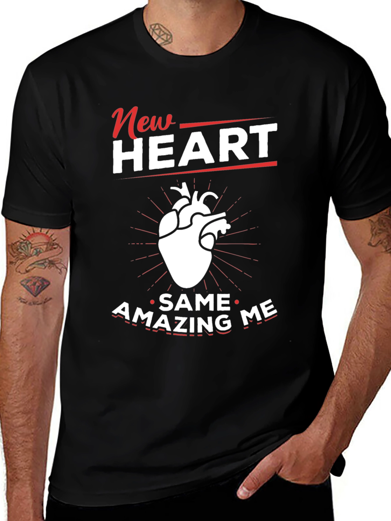 New Heart Same Amazing Me Graphic Tee