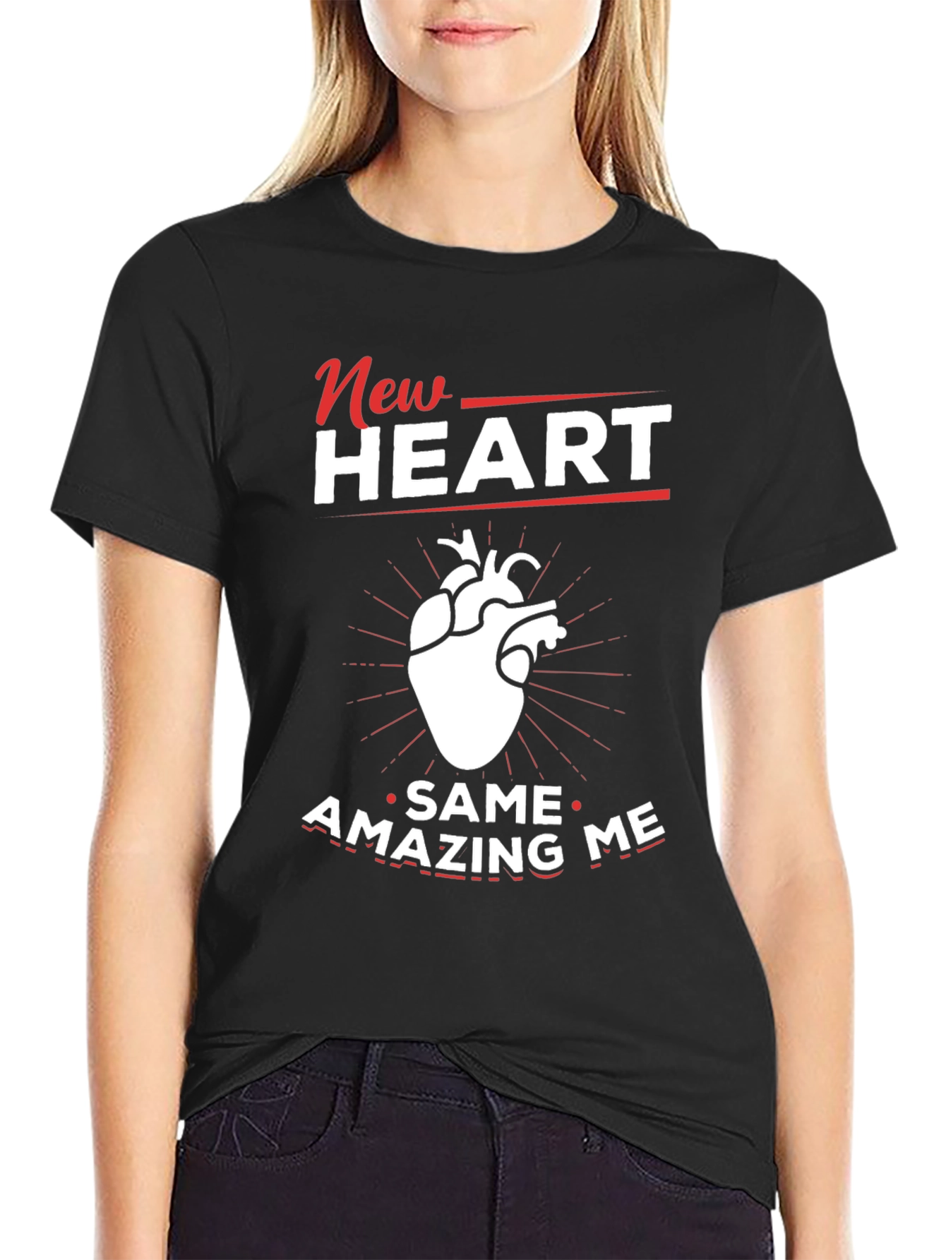New Heart Same Amazing Me Graphic Tee