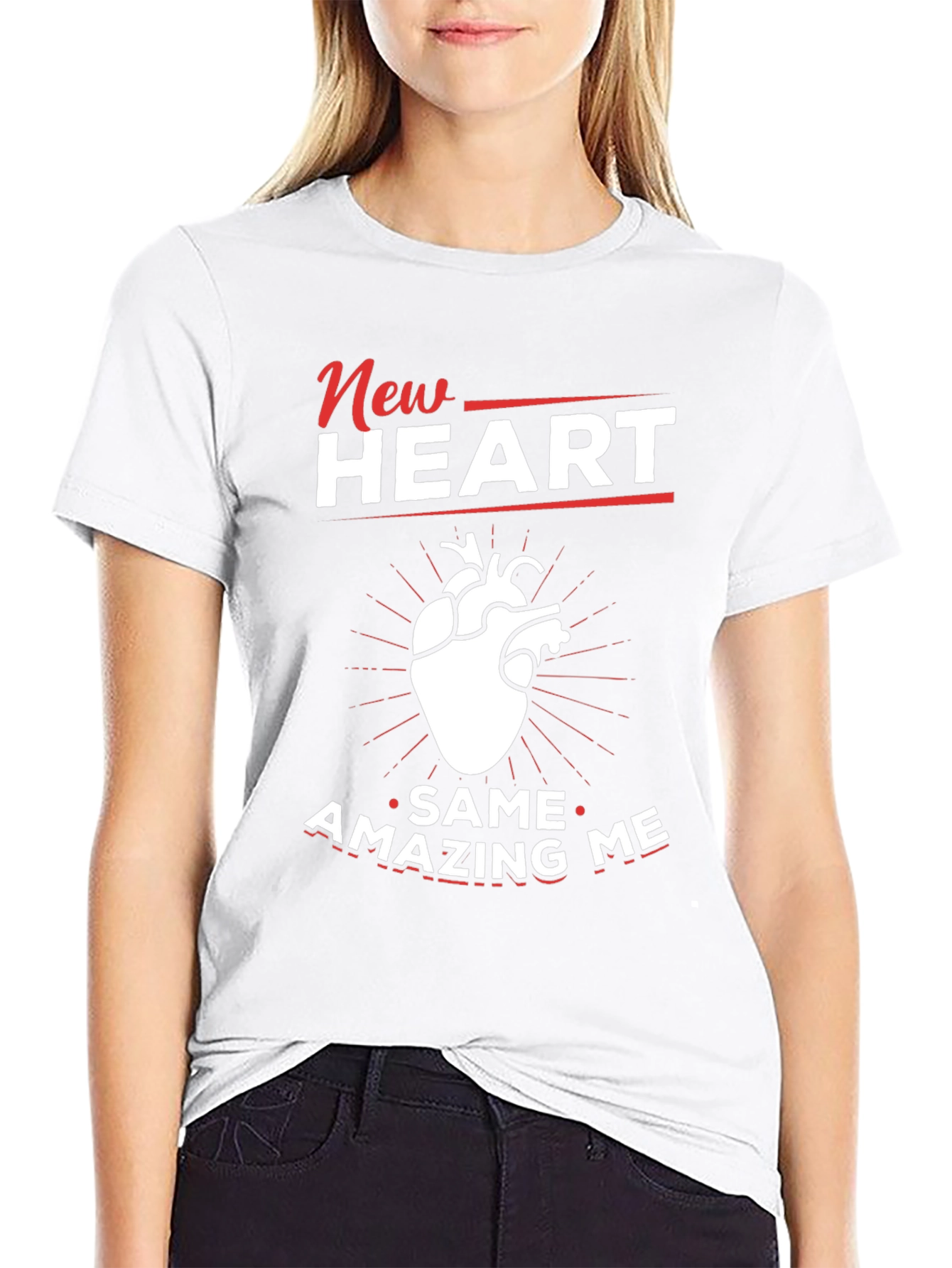 New Heart Same Amazing Me Graphic Tee
