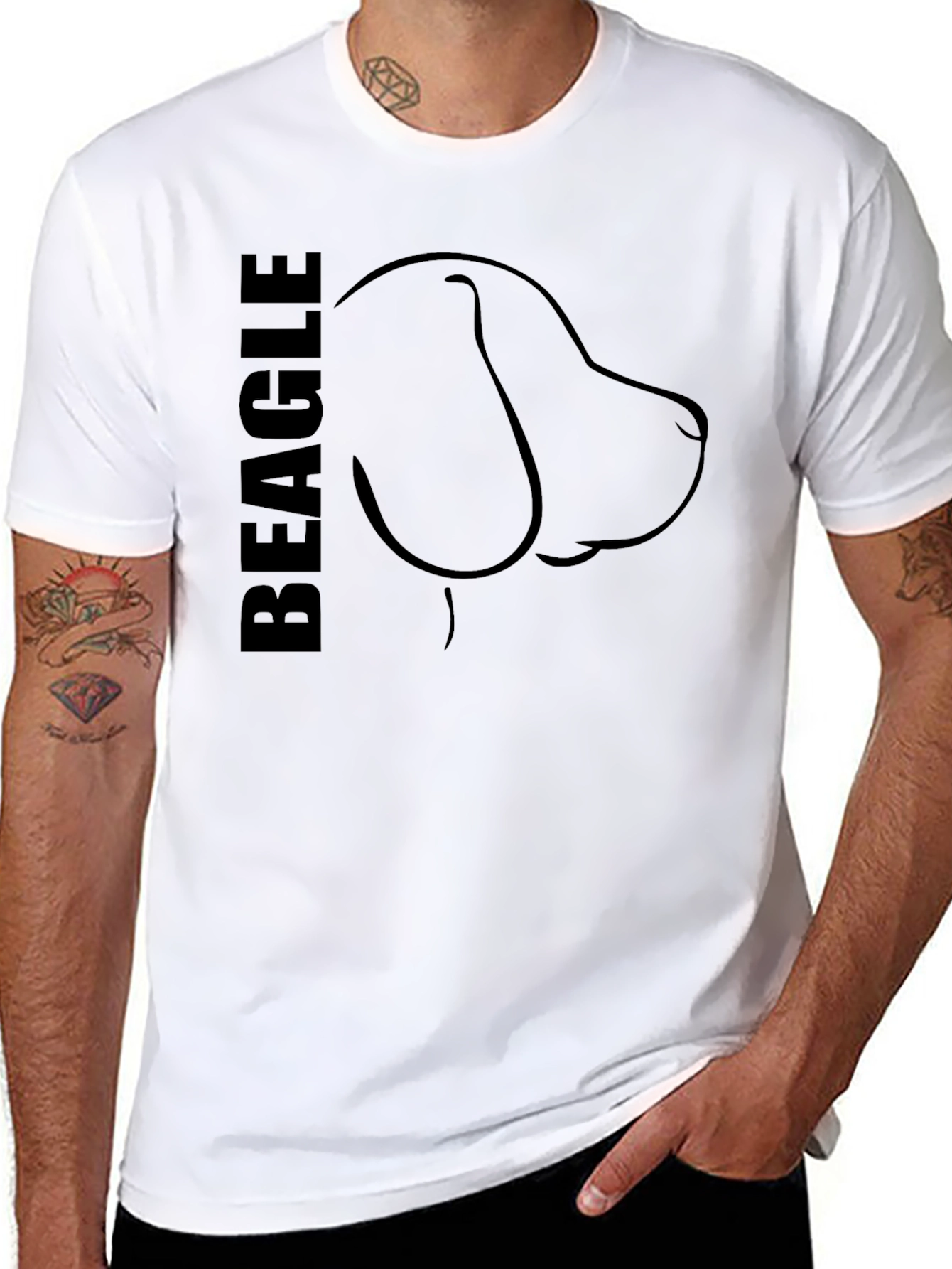 Beagle Dog Graphic T-Shirt