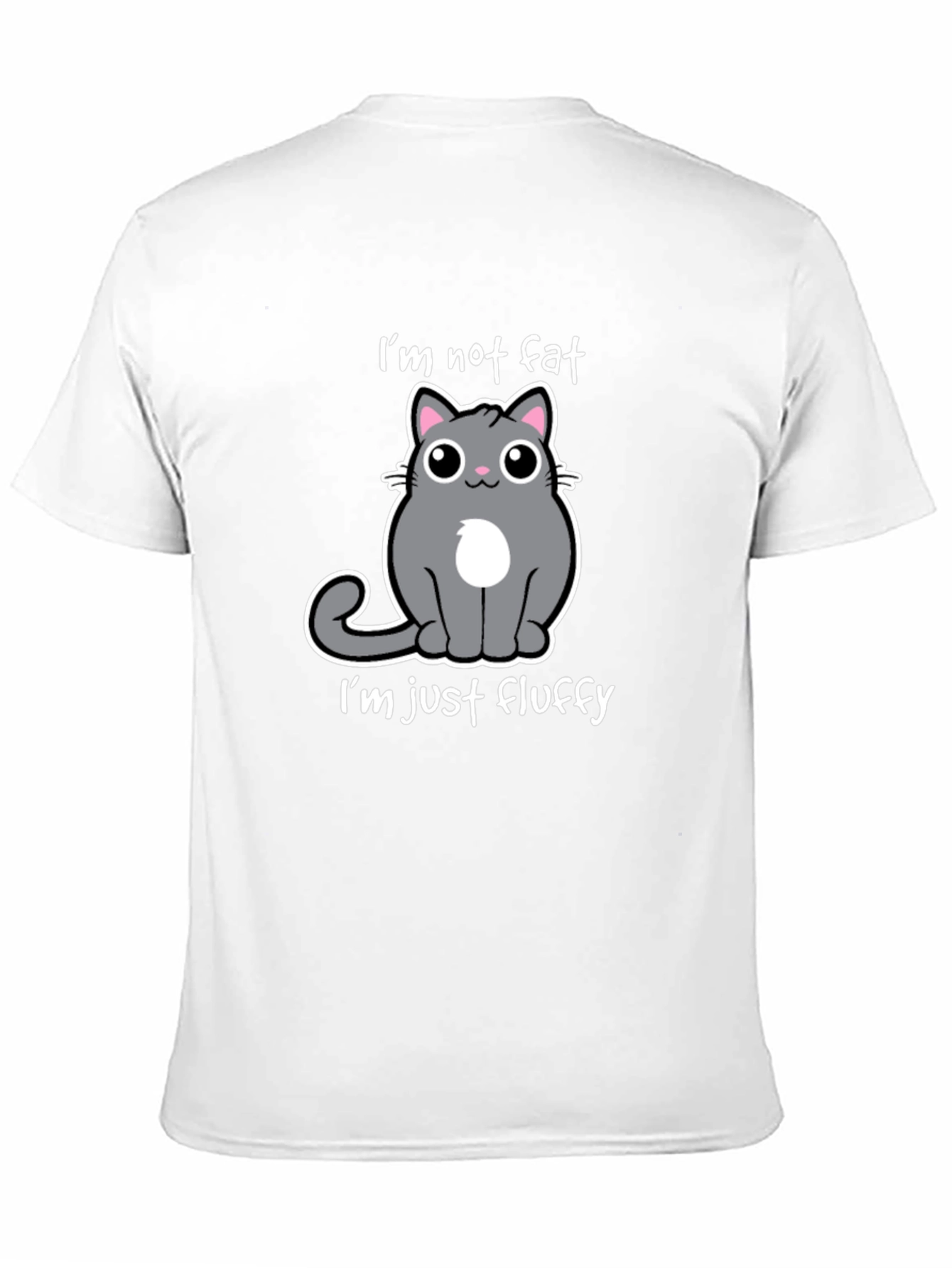 Funny Cat T-Shirt: Im Not Fat Im Fluffy