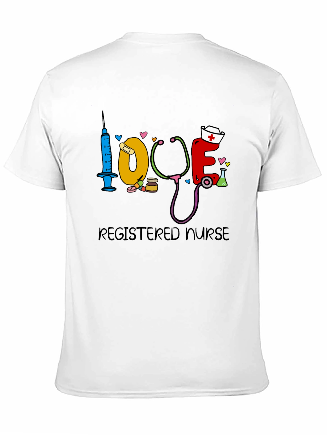 Registered Nurse Love Graphic T-Shirt