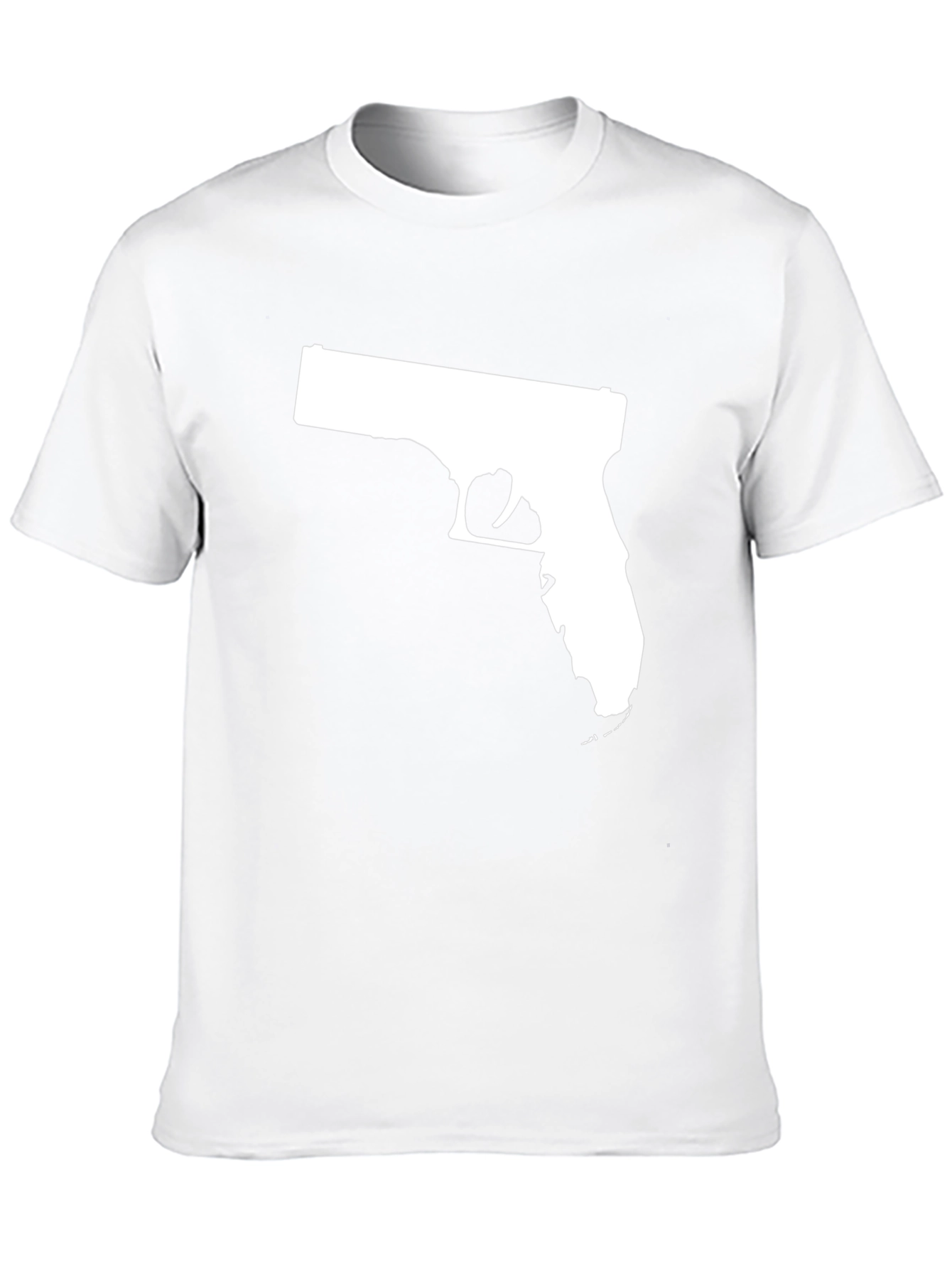 Gun-Shaped State Outline Tee