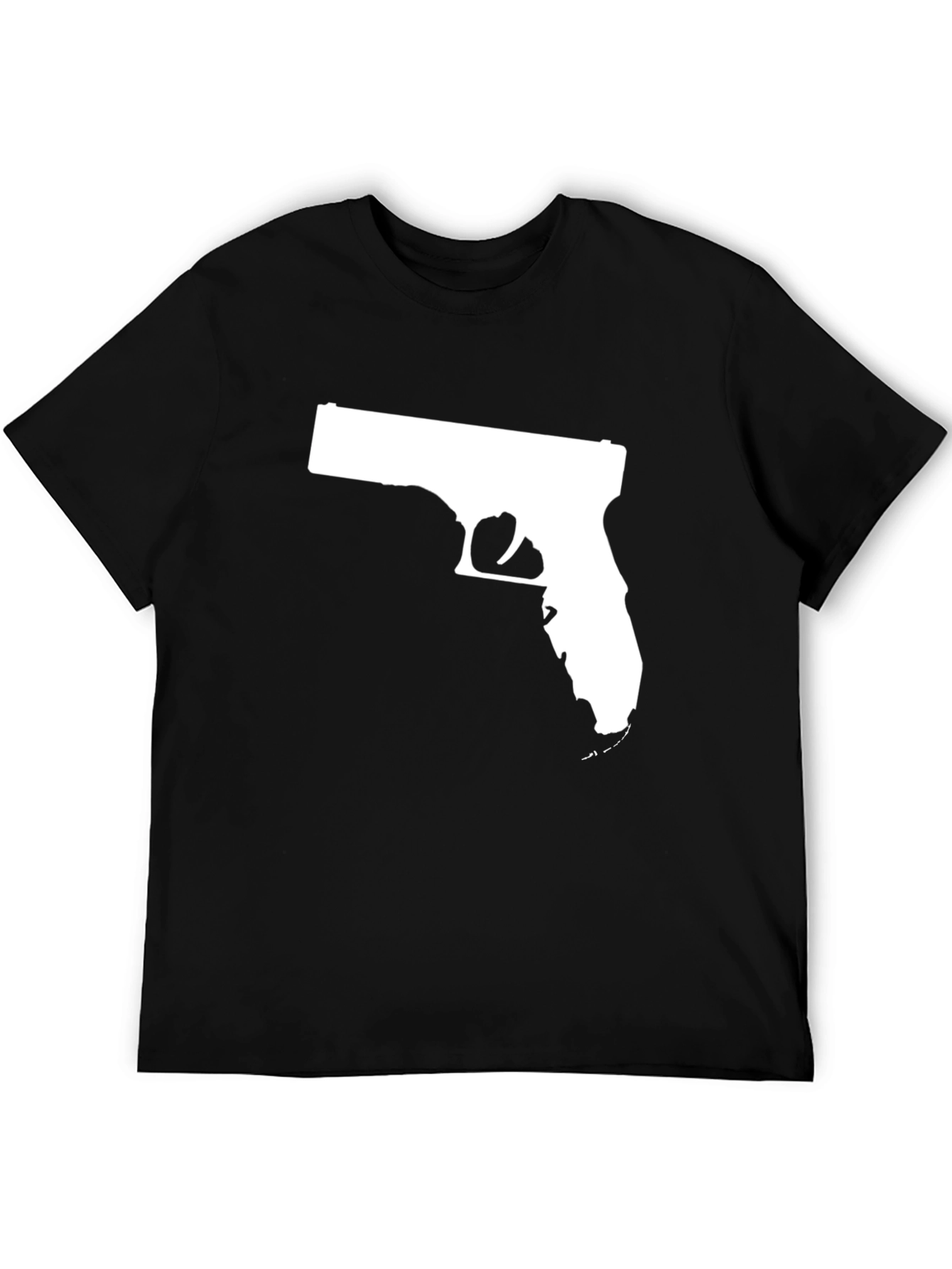 Gun-Shaped State Outline Tee