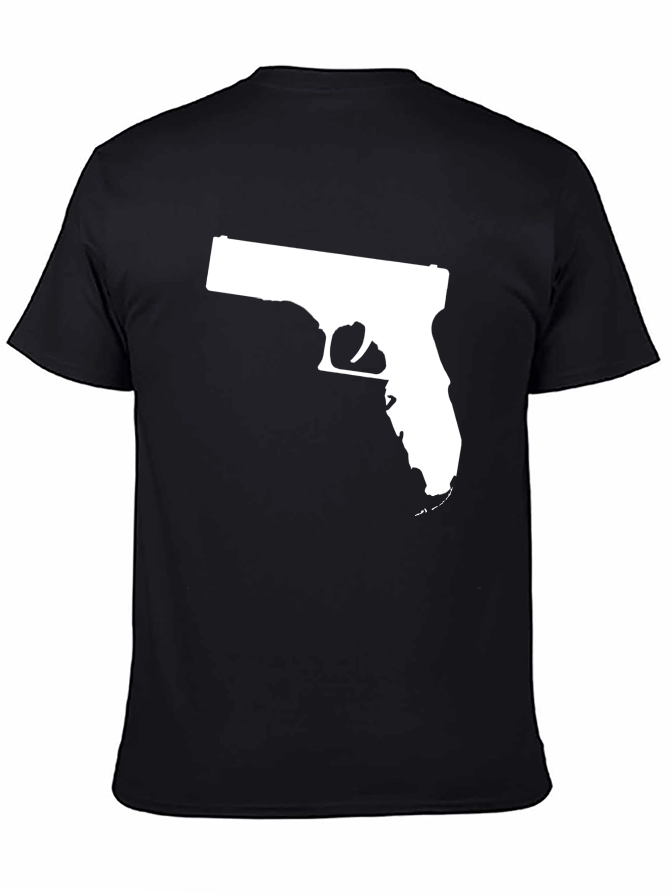 Gun-Shaped State Outline Tee