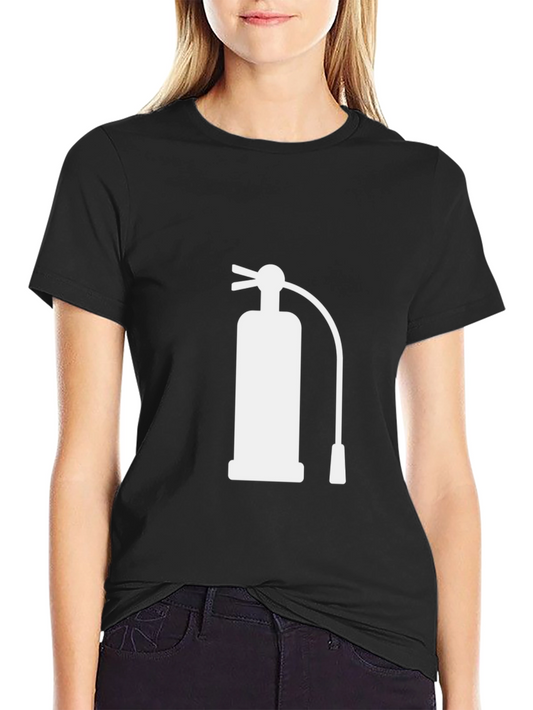 Fire Extinguisher Graphic Tee - Black