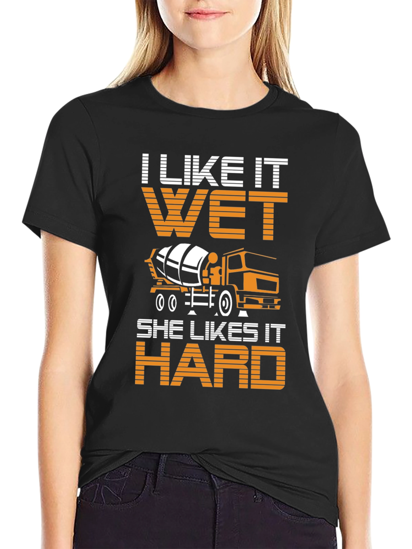 I Like It Wet Concrete Truck Mens T-Shirt