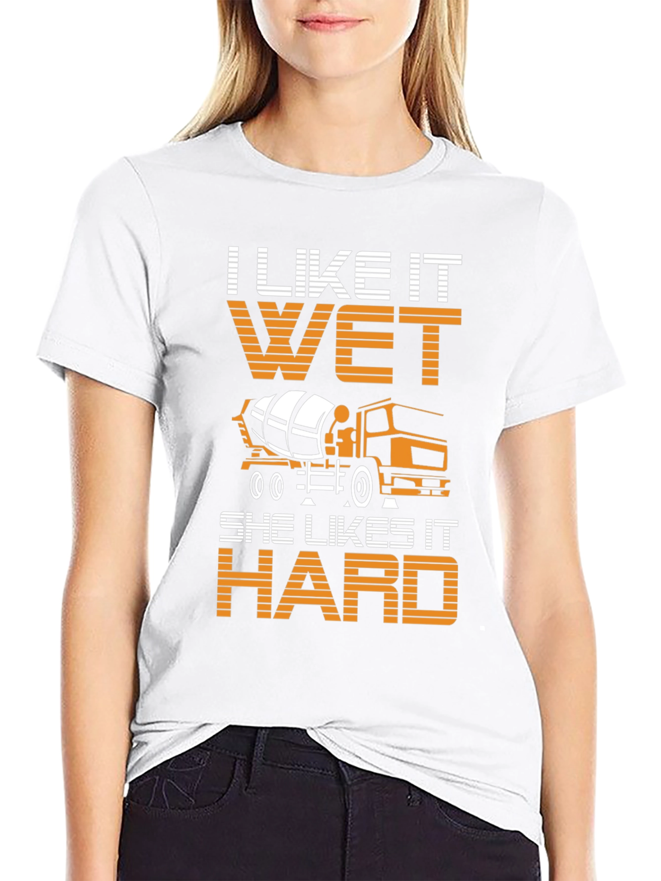 I Like It Wet Concrete Truck Mens T-Shirt