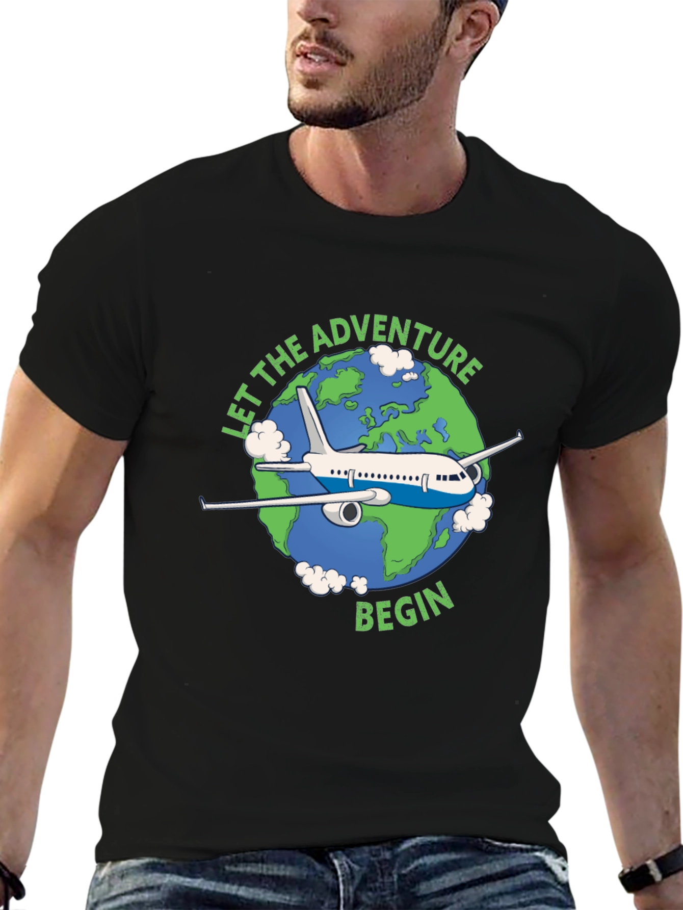 Adventure Begins Graphic T-Shirt