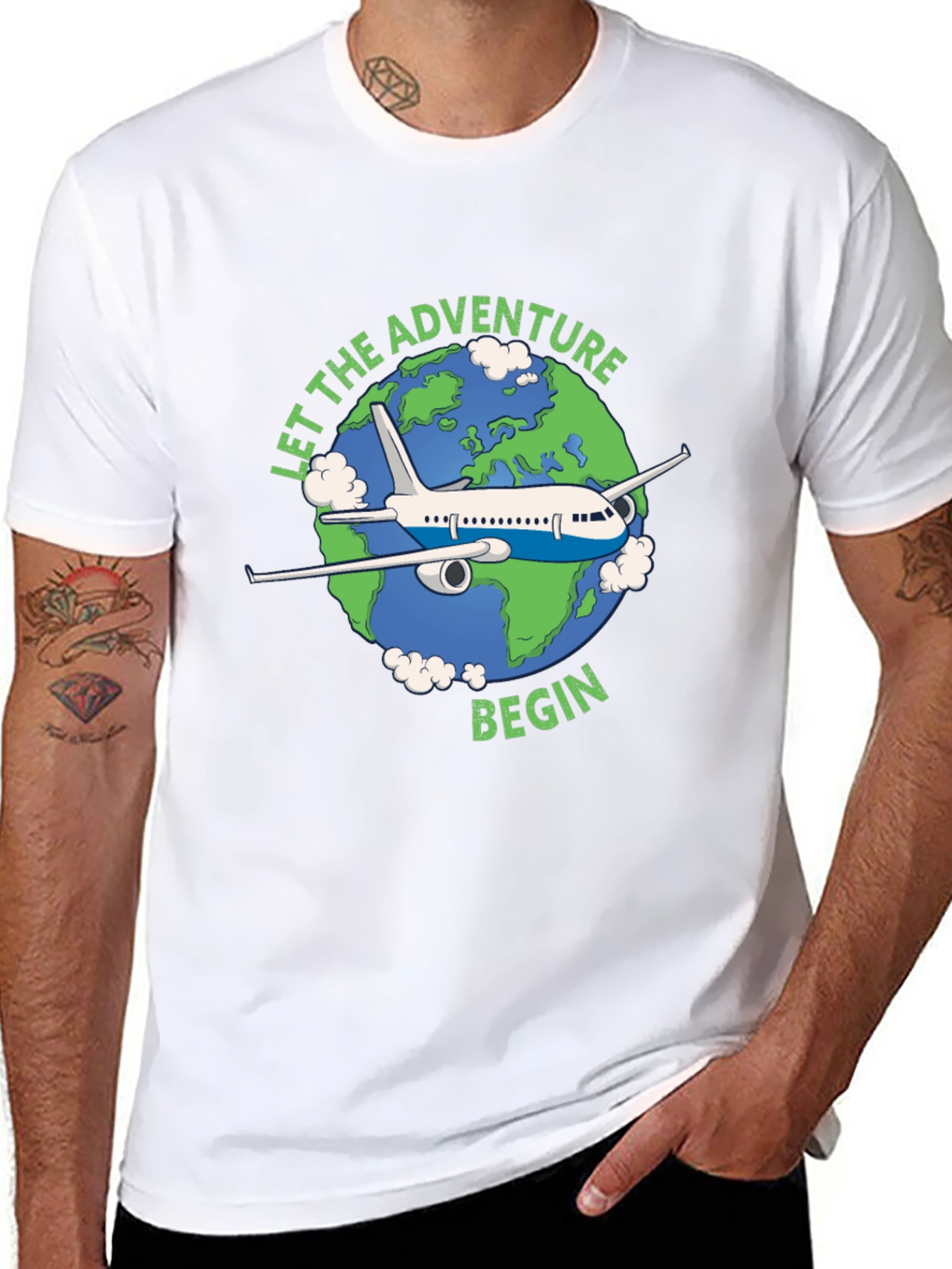 Adventure Begins Graphic T-Shirt