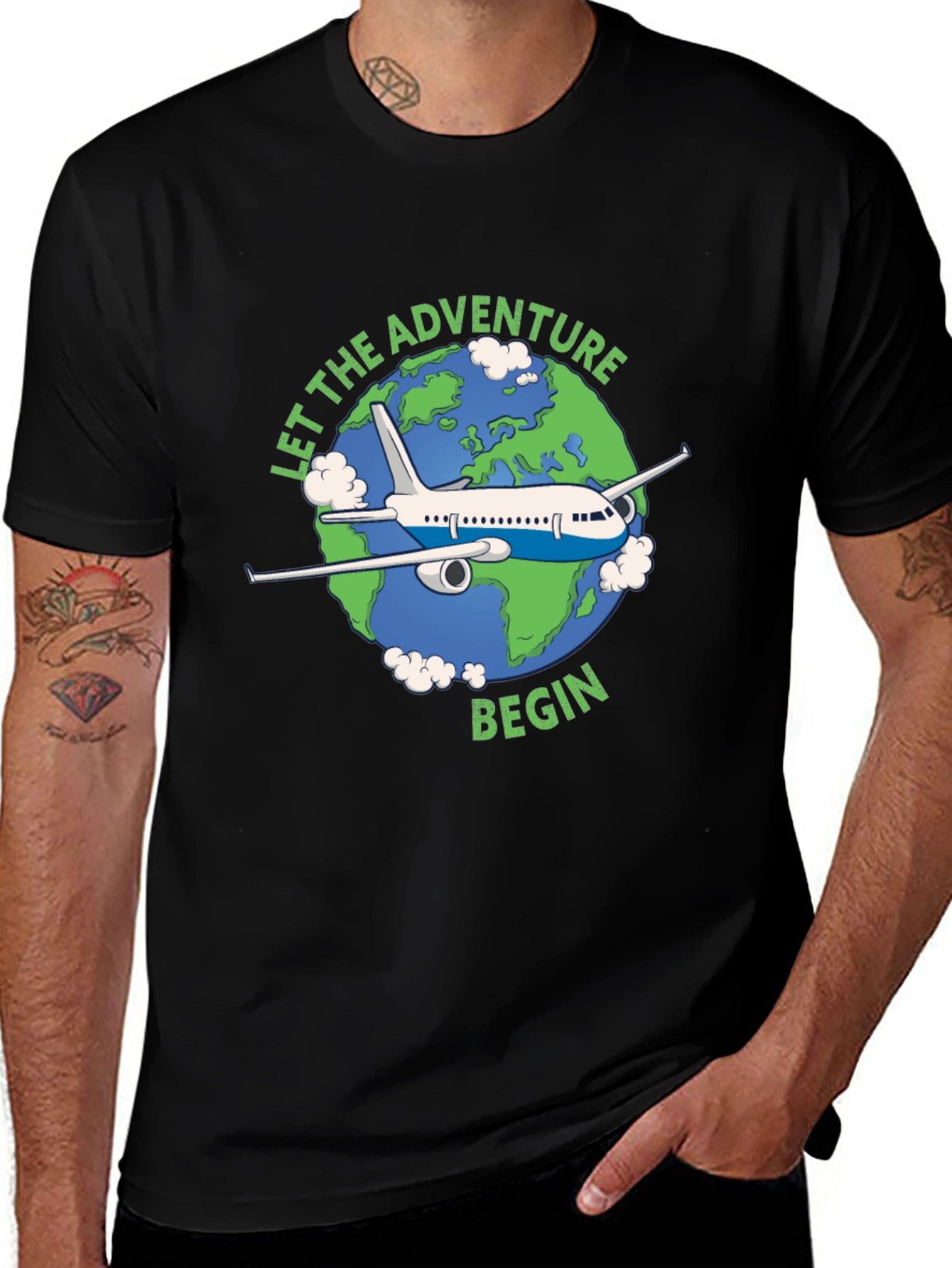 Adventure Begins Graphic T-Shirt