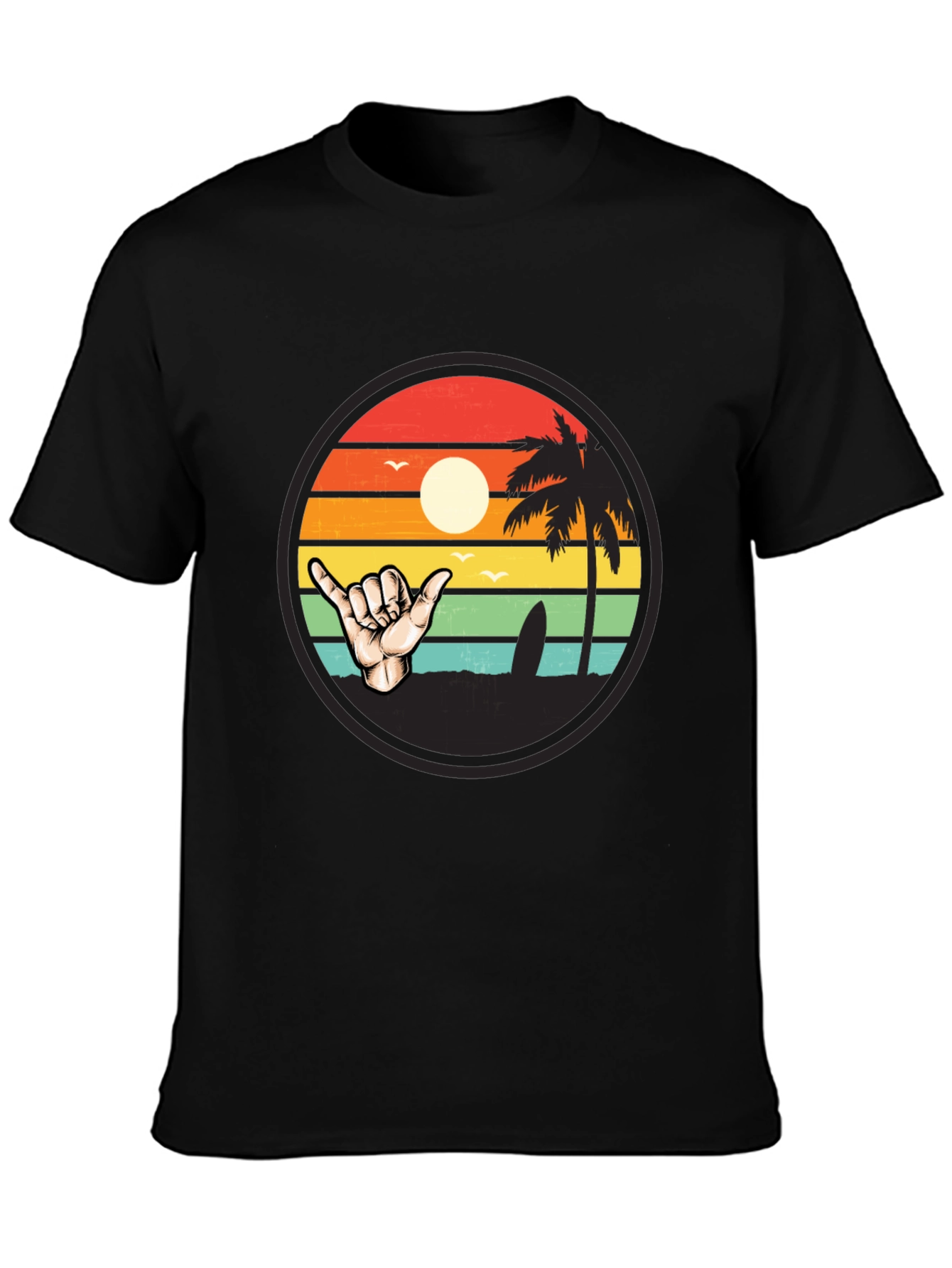Surf Shaka Graphic Tee - Island Vibes