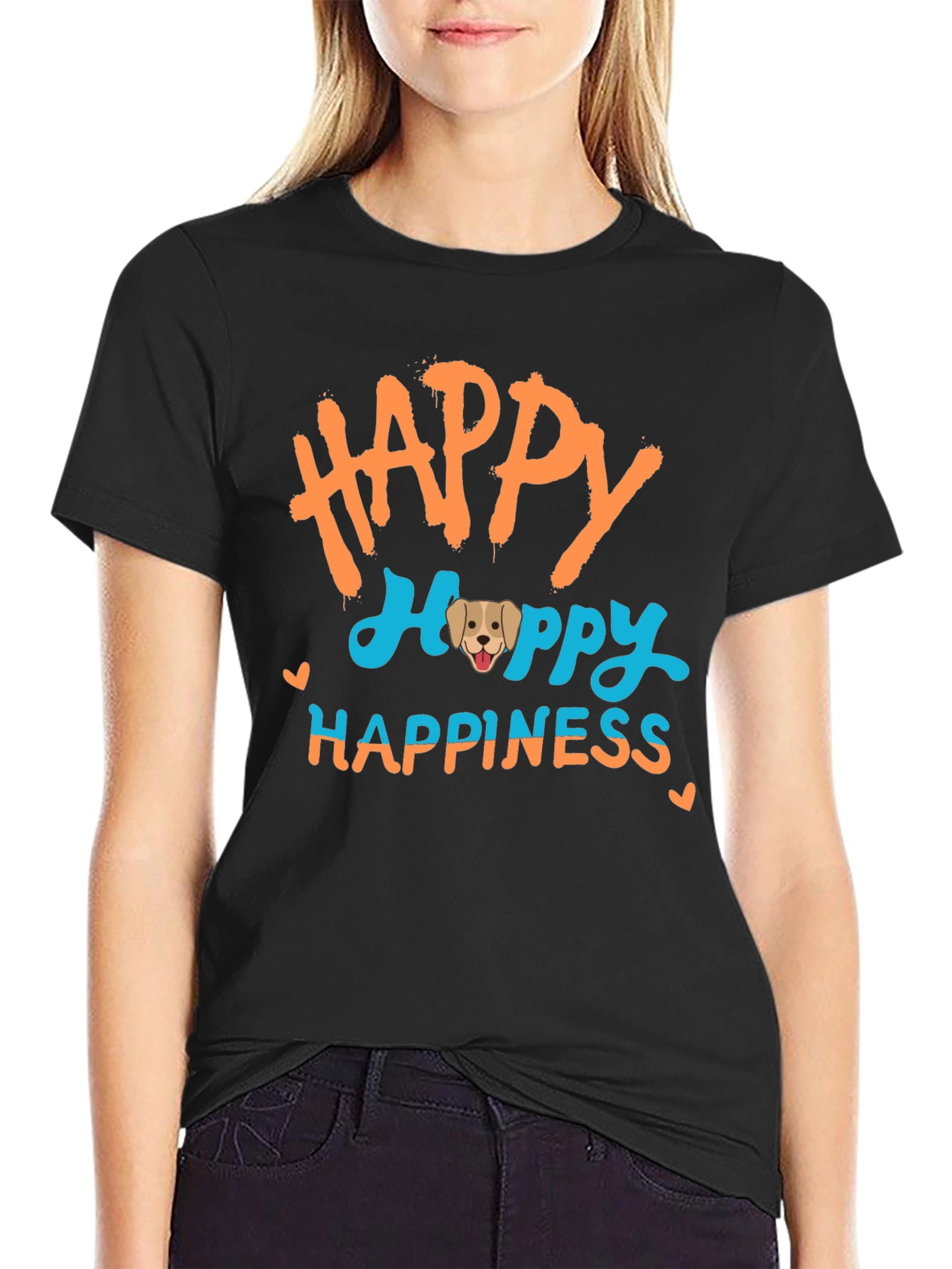 Happy Hoppy Happiness Graphic T-Shirt