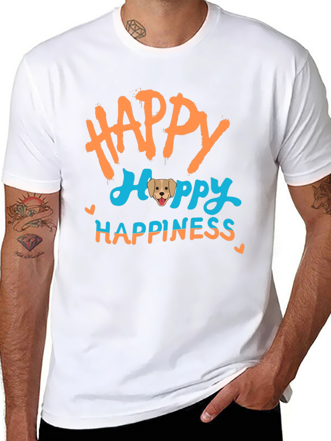 Happy Hoppy Happiness Graphic T-Shirt