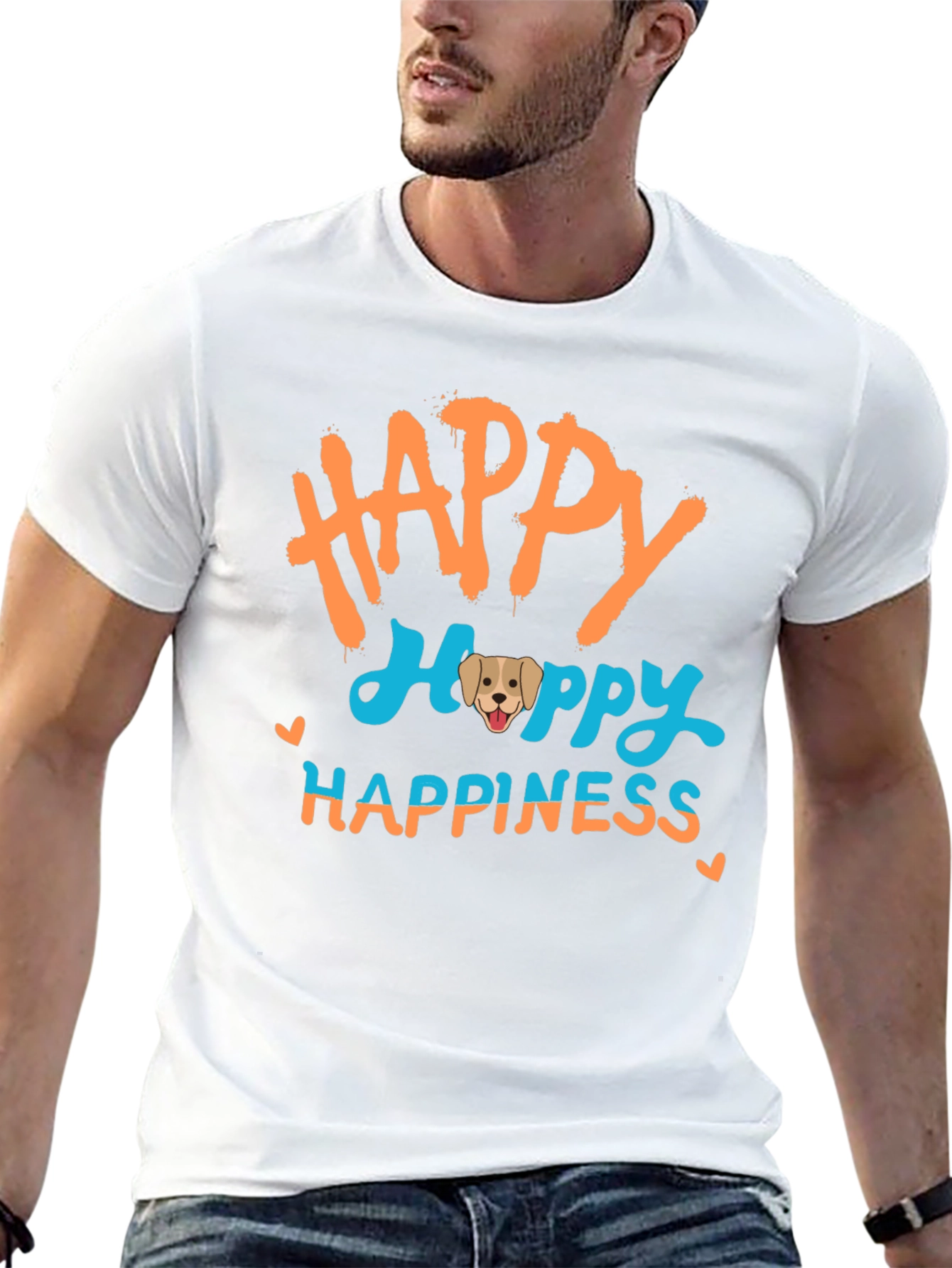 Happy Hoppy Happiness Graphic T-Shirt