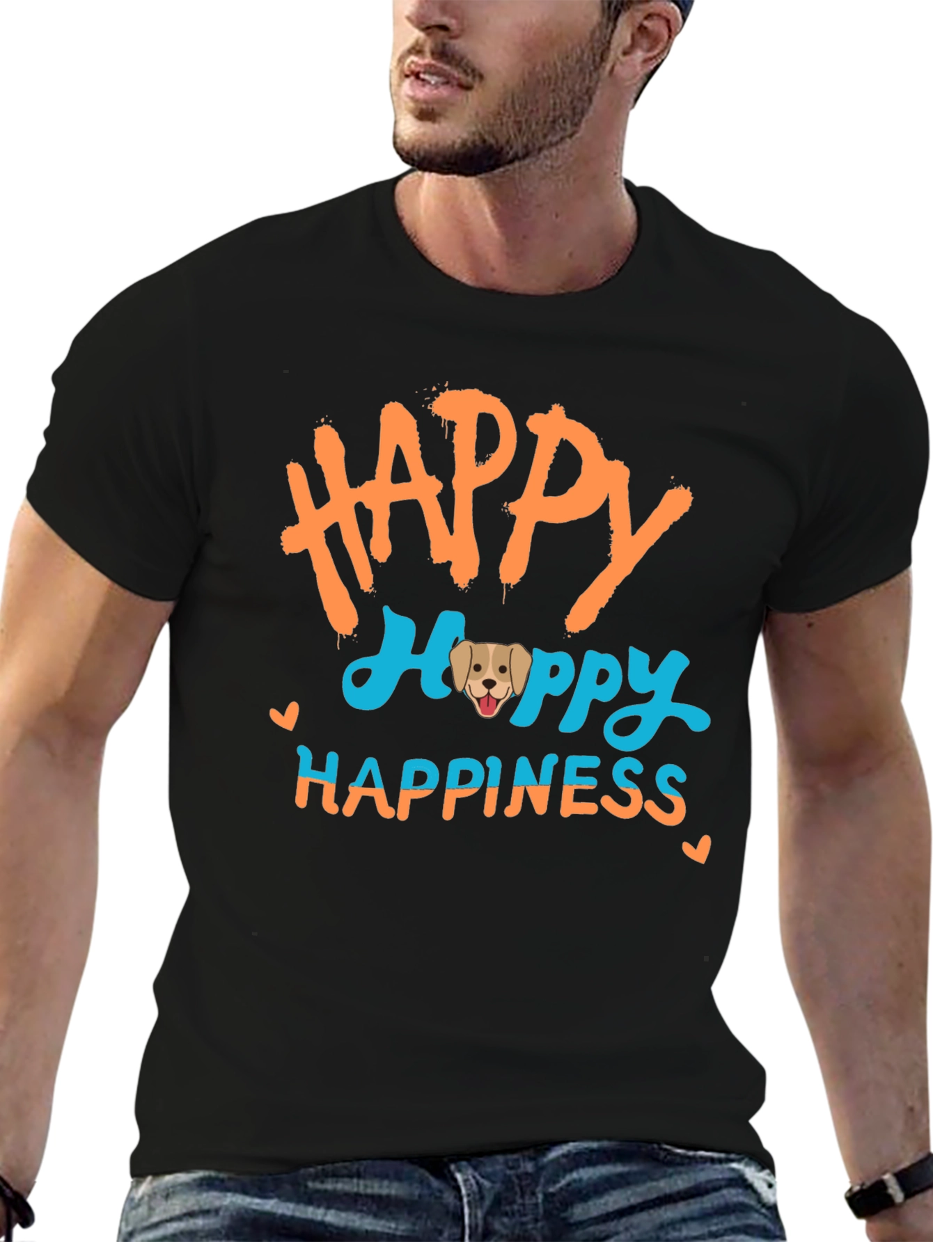 Happy Hoppy Happiness Graphic T-Shirt