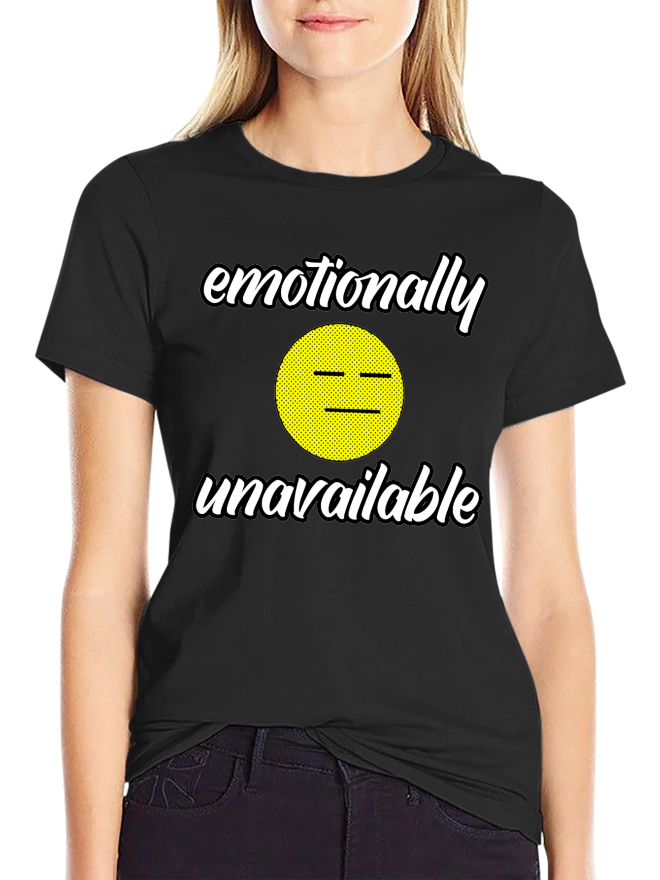 Emotionally Unavailable Graphic Tee - Funny Humor T-Shirt