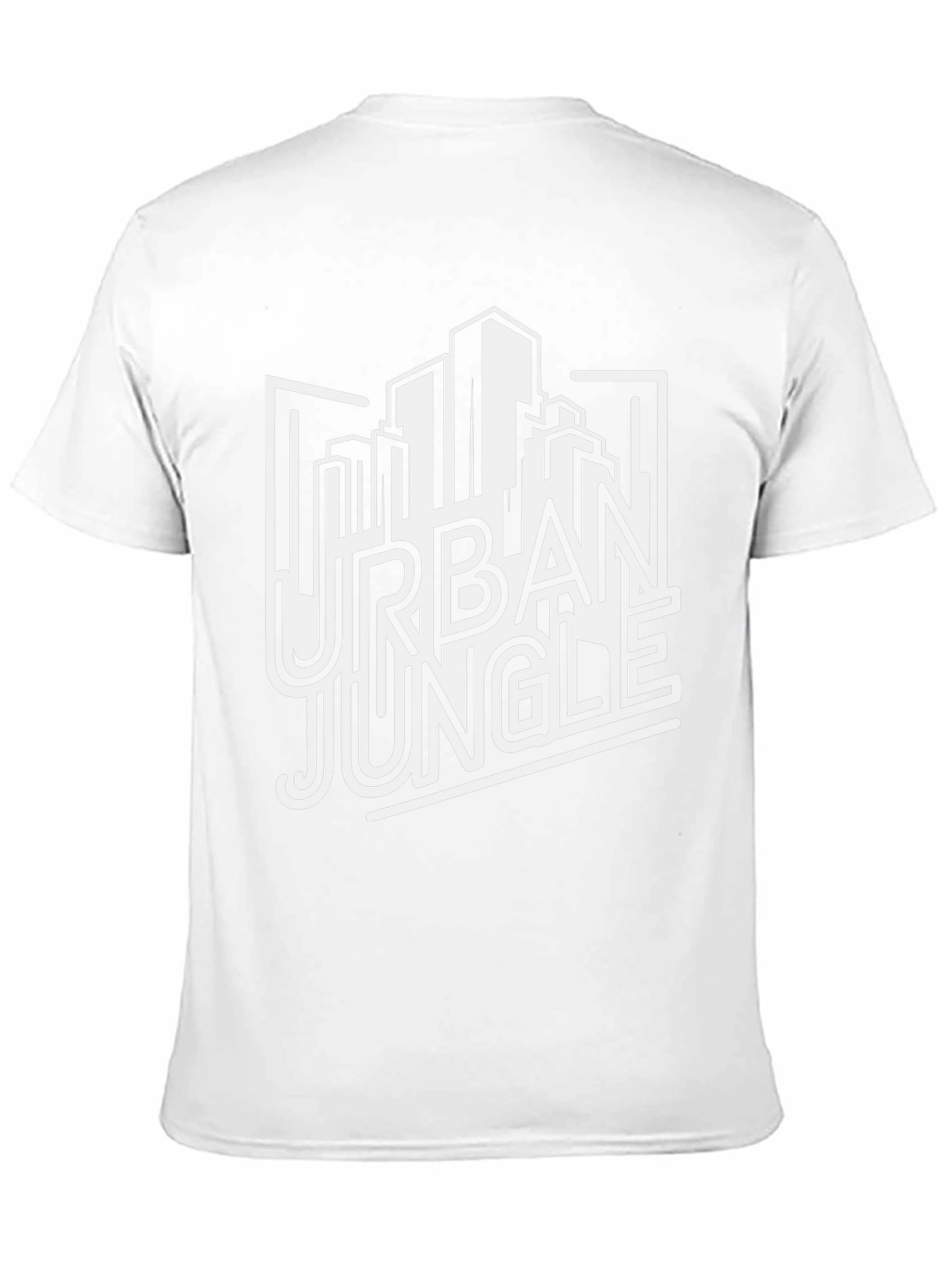 Urban Jungle Graphic Print Black T-Shirt