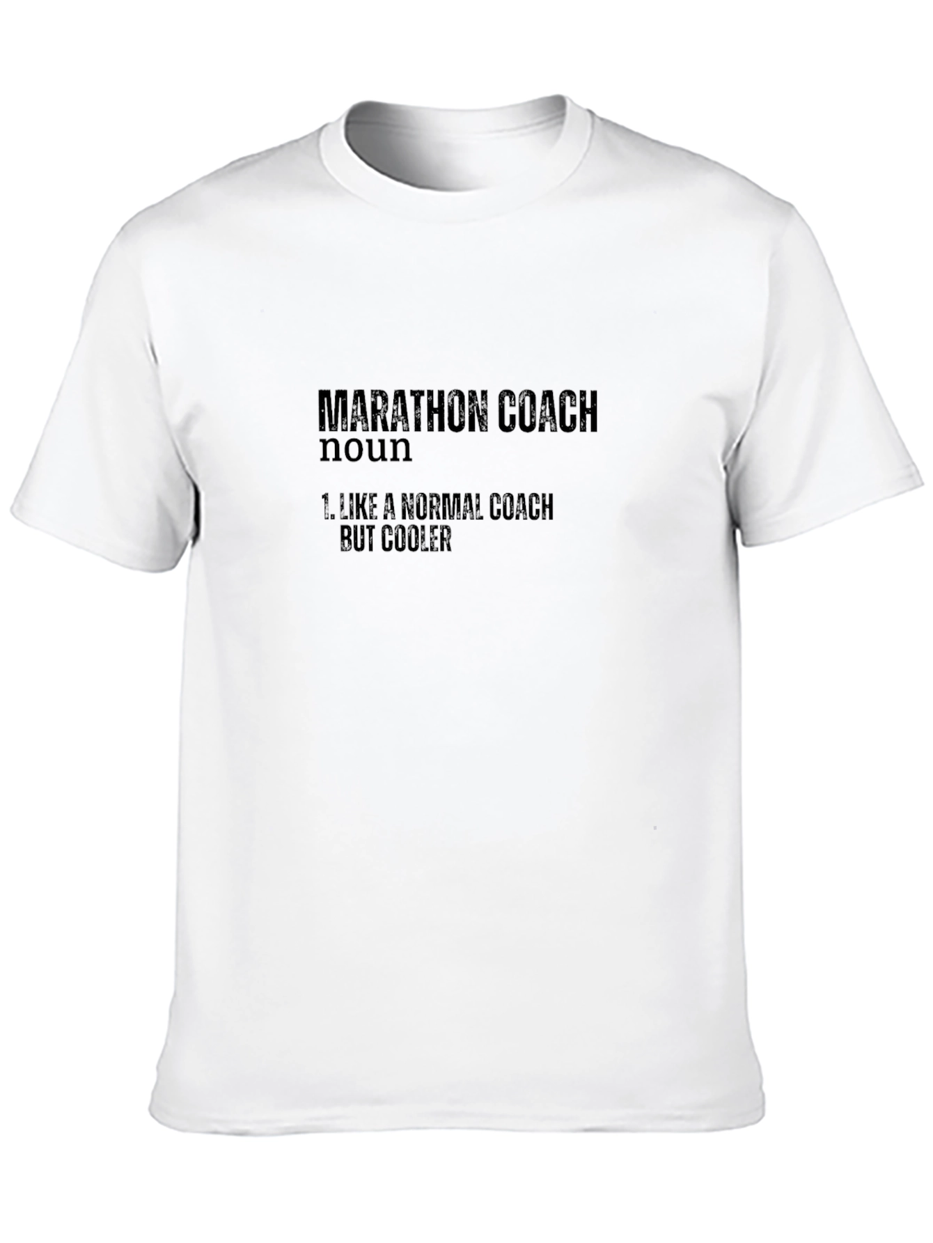Marathon Coach Definition Graphic Tee - Cool Running Gift