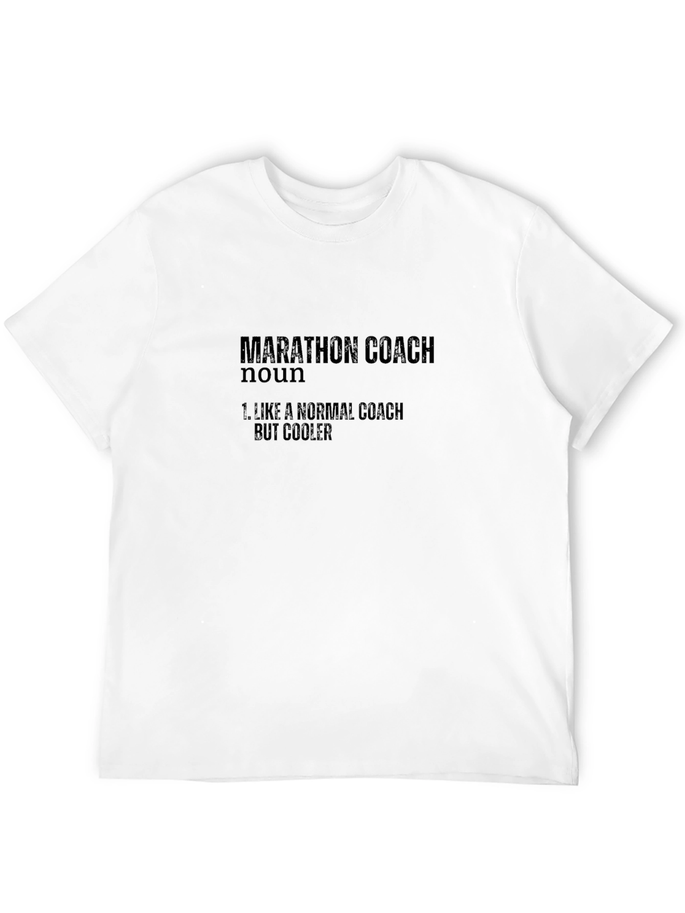 Marathon Coach Definition Graphic Tee - Cool Running Gift