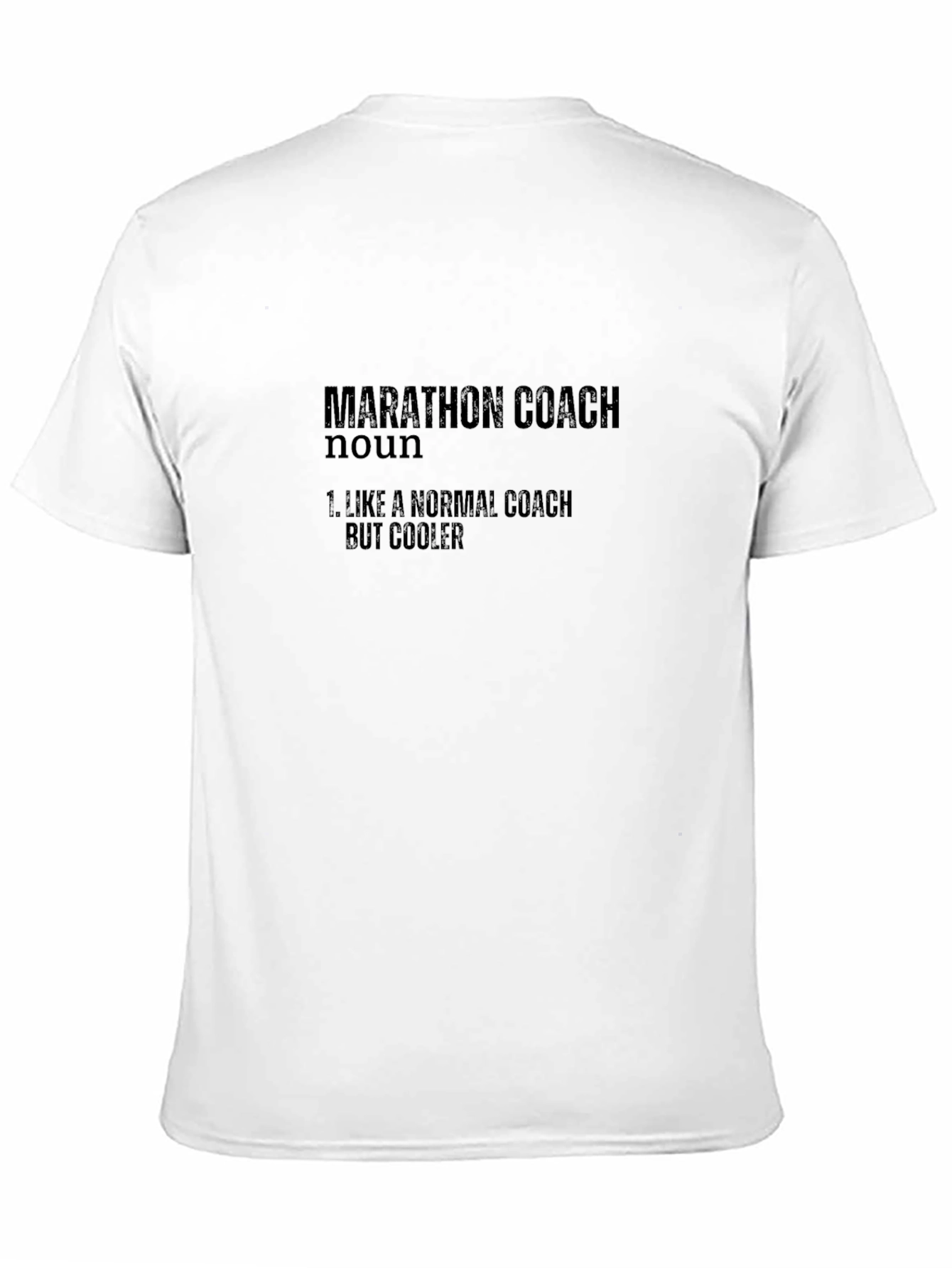 Marathon Coach Definition Graphic Tee - Cool Running Gift