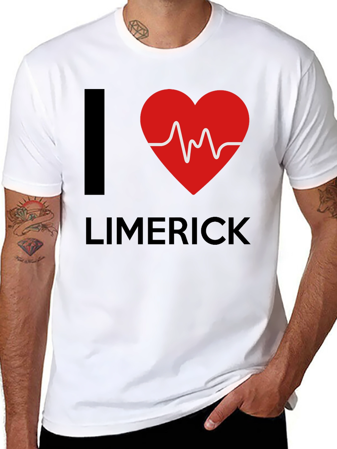 I Heart Limerick Black T-Shirt