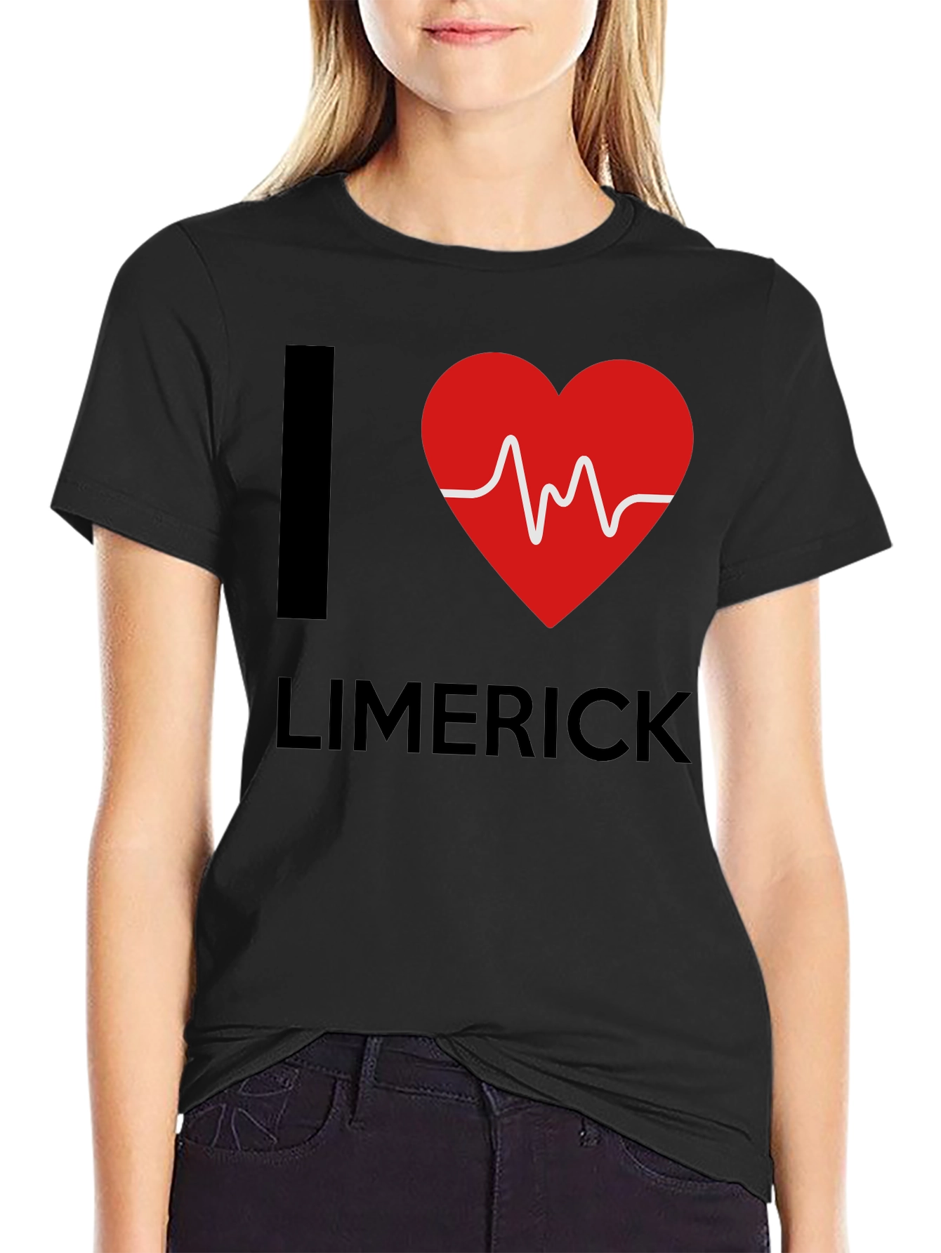 I Heart Limerick Black T-Shirt